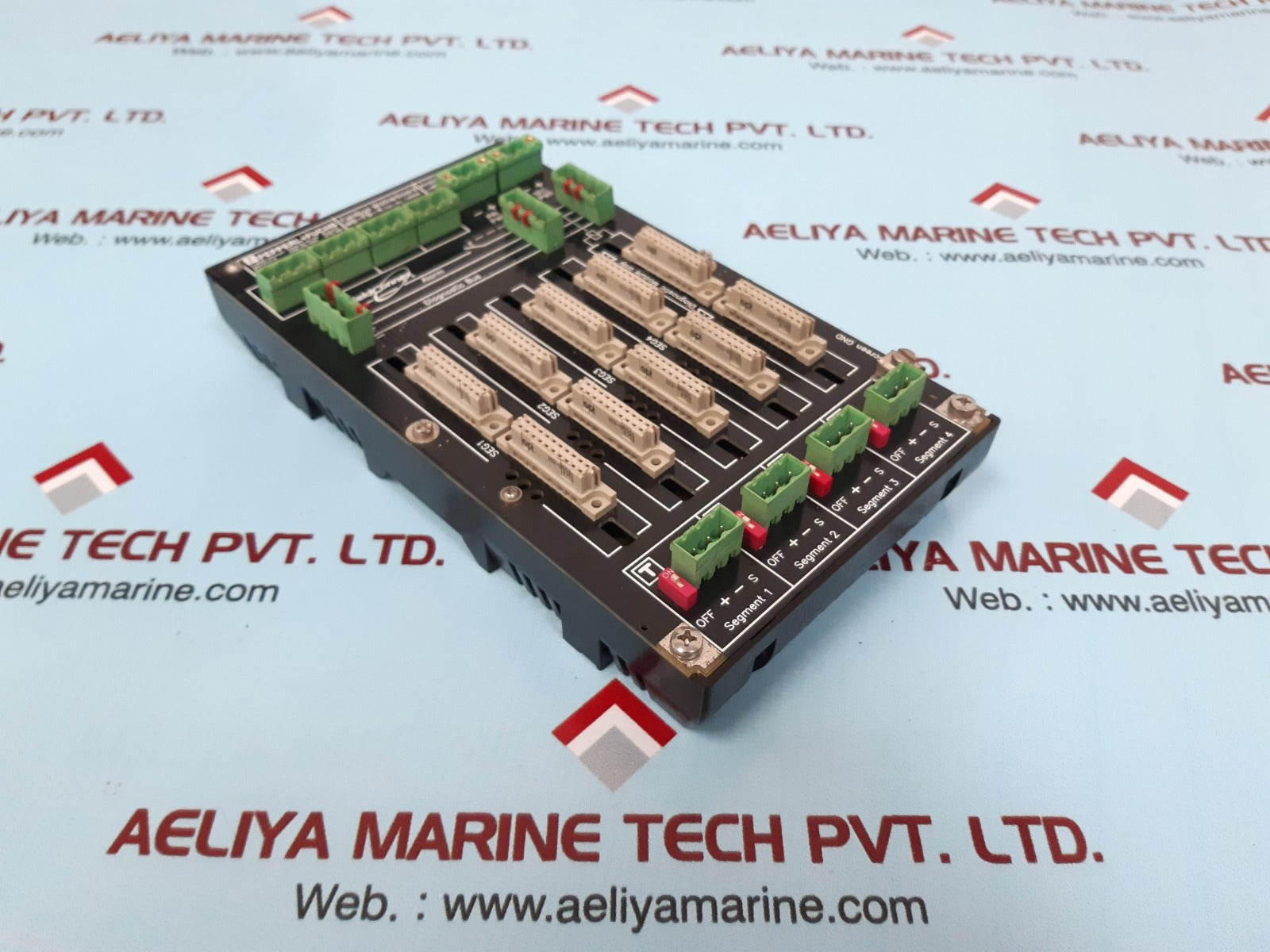 Pepperl+fuchs mb-fb-4 fieldbus powerhub motherboard 130998