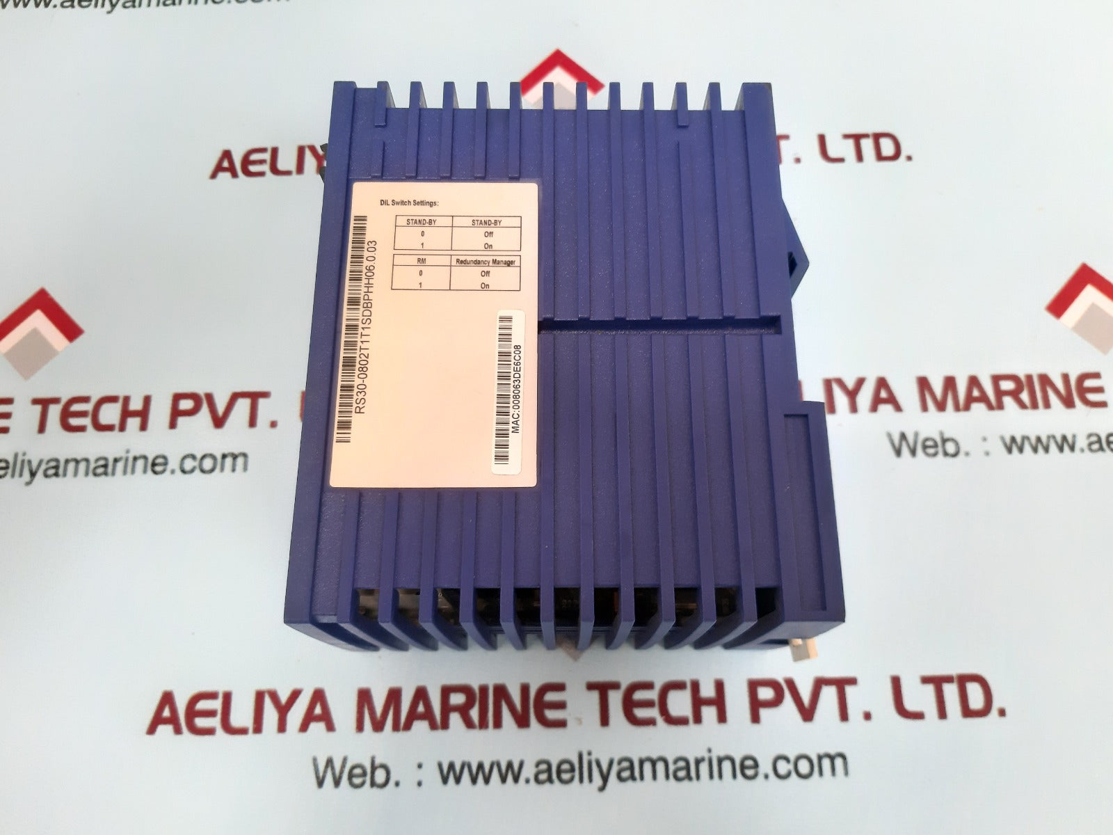 Hirschmann rs30-0802t1t1sdbphh06.0.03 industrial ethernet rail switch