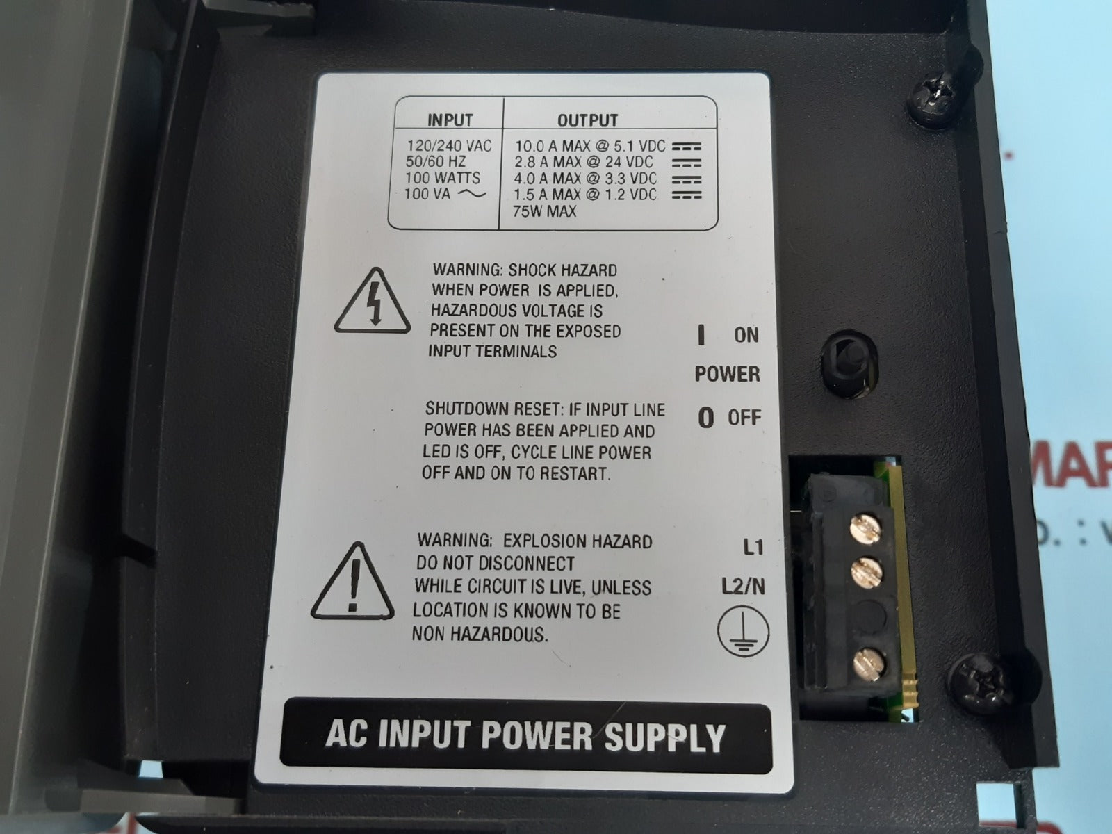 Honeywell tc-fpcxx2 power supply 97284974