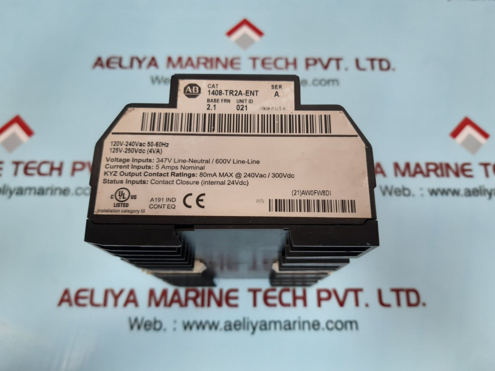 Allen-bradley 1408-tr2a-ent powermonitor 1000