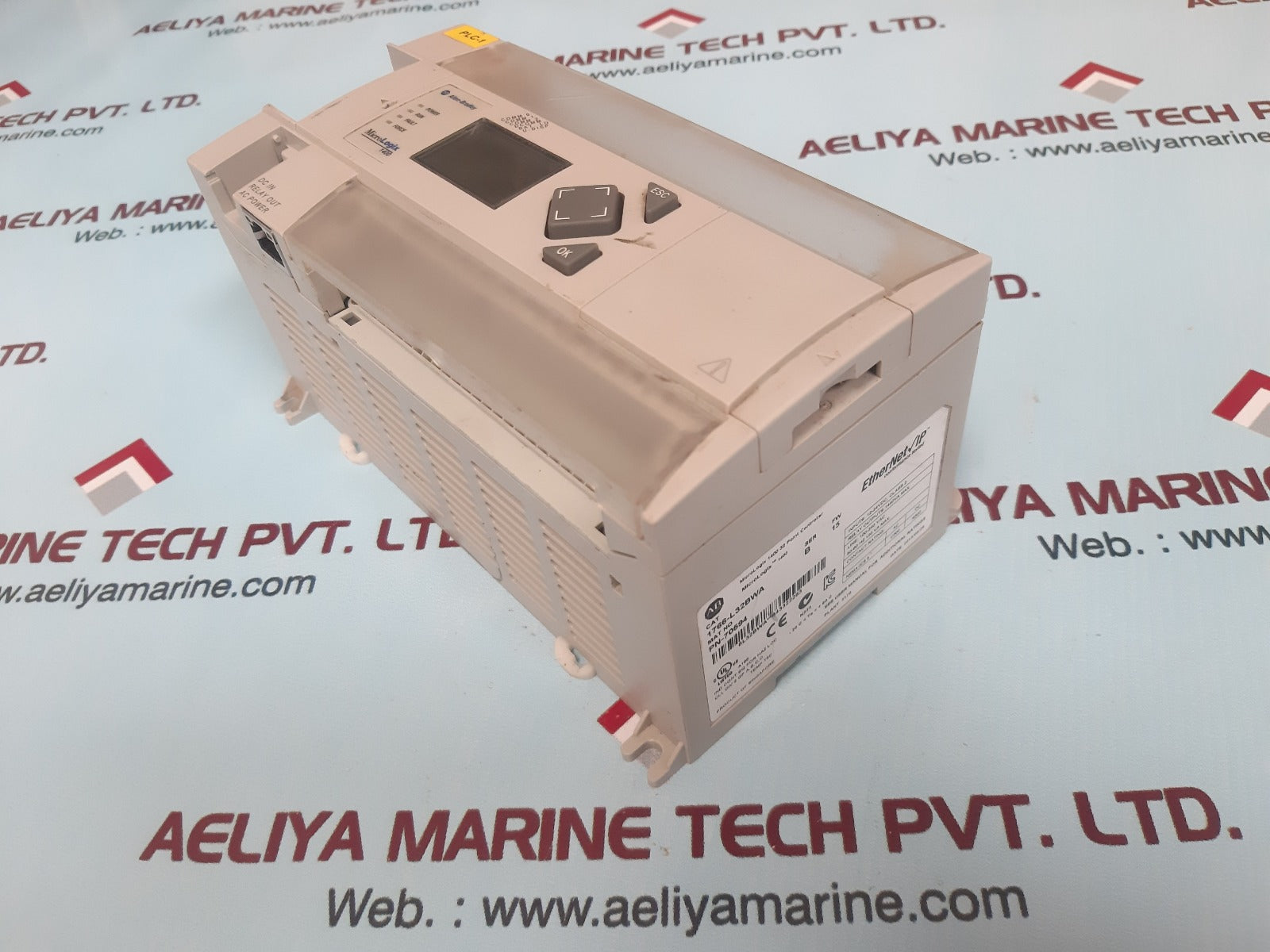 Allen-bradley micrologix 1400 1766-l32bwa 32 point controller