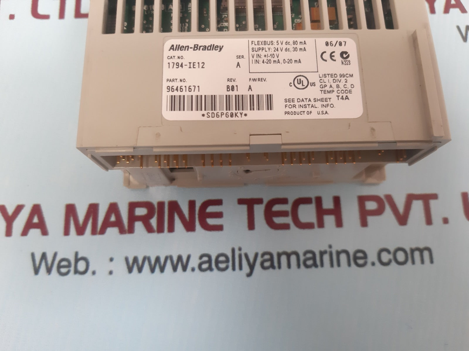 Allen-bradley 1794-ie12 ser.a flex i/o analog input module