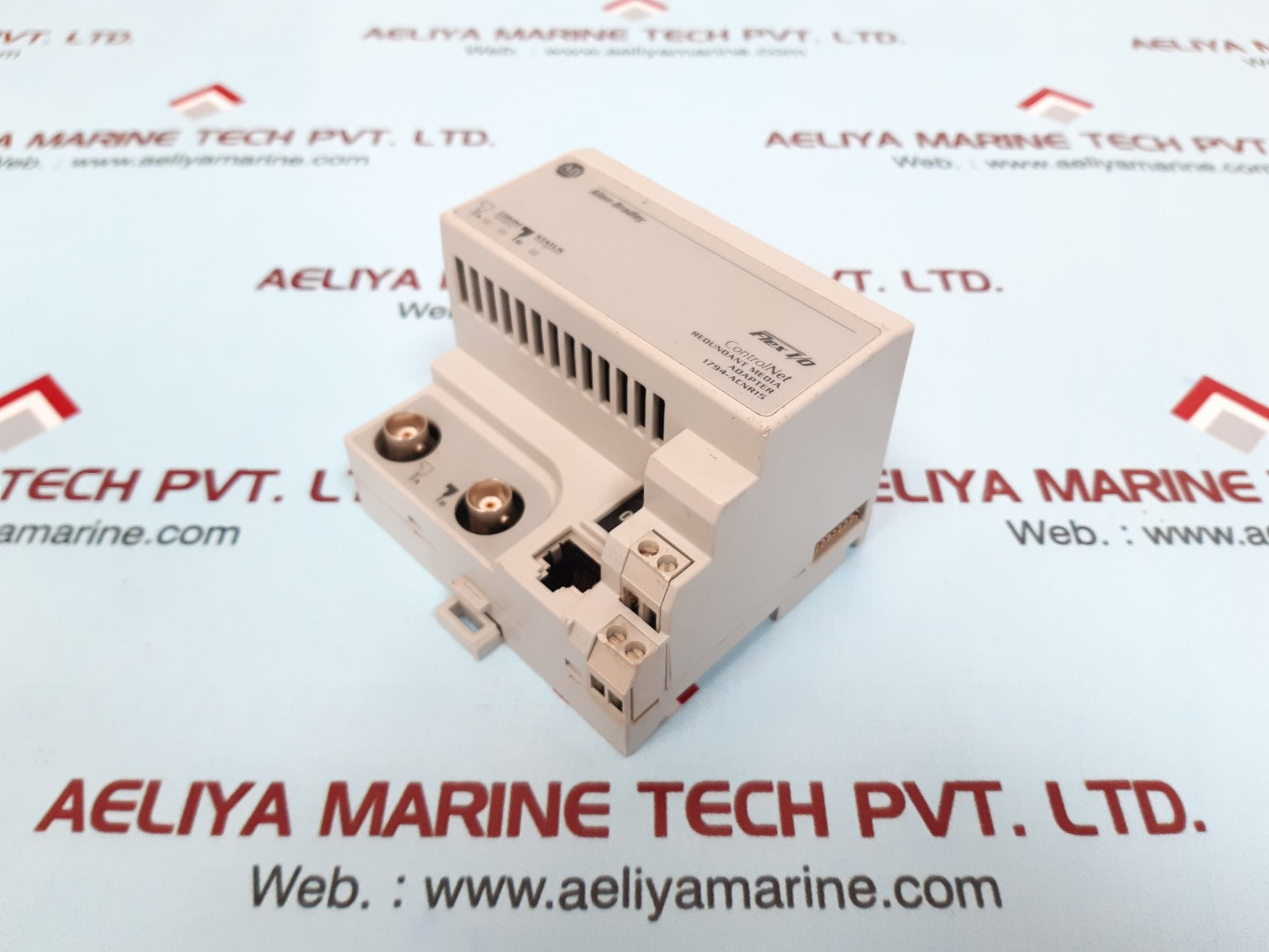Allen-bradley 1794-acnr15 flex i/o controlnet media adapter ser.c