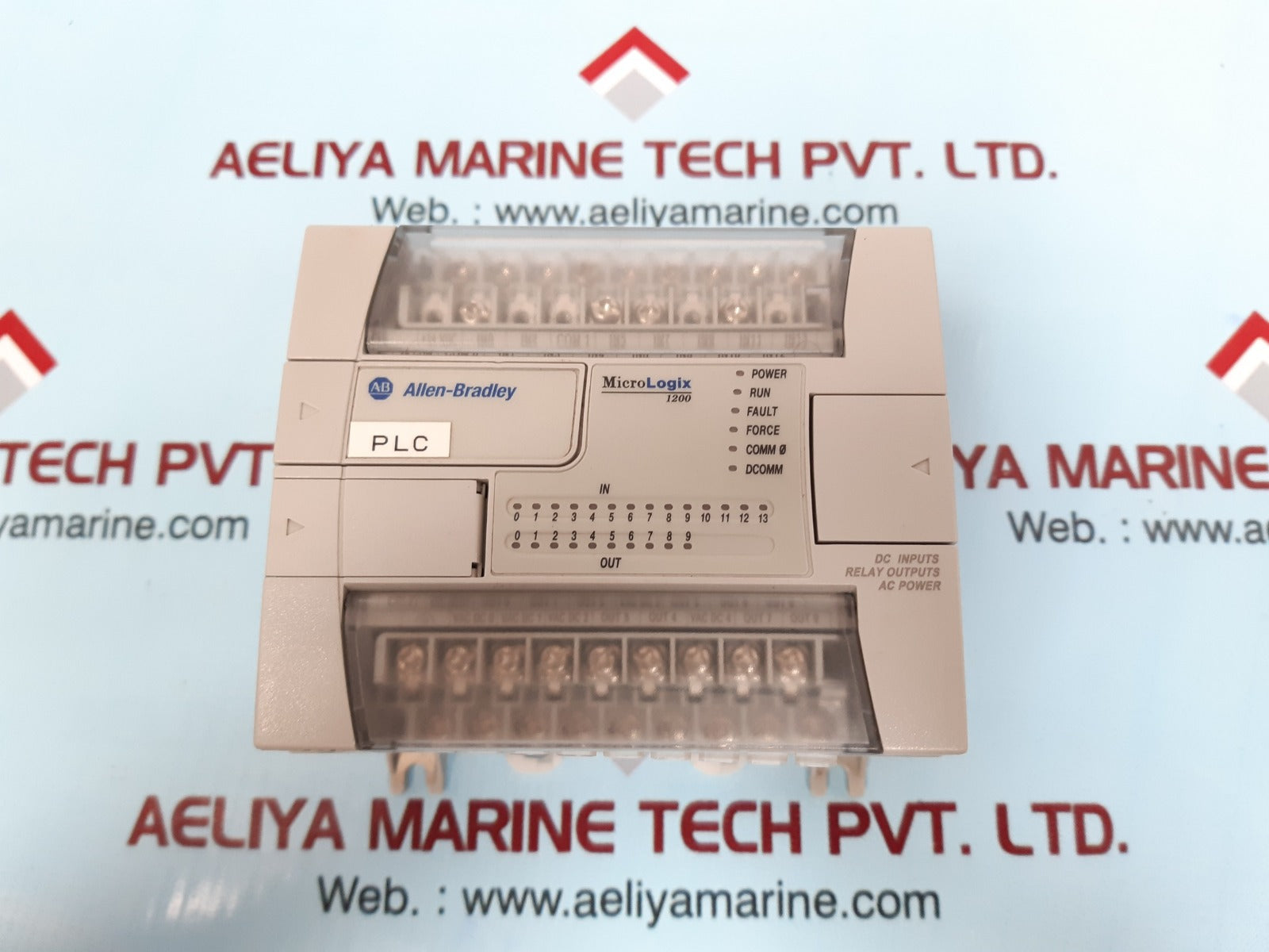 Allen-bradley 1762-l24bwa micrologix 1200 24 point controller ser c