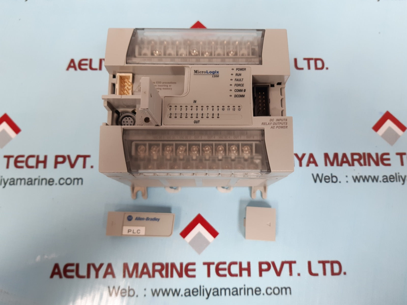 Allen-bradley 1762-l24bwa micrologix 1200 24 point controller ser c