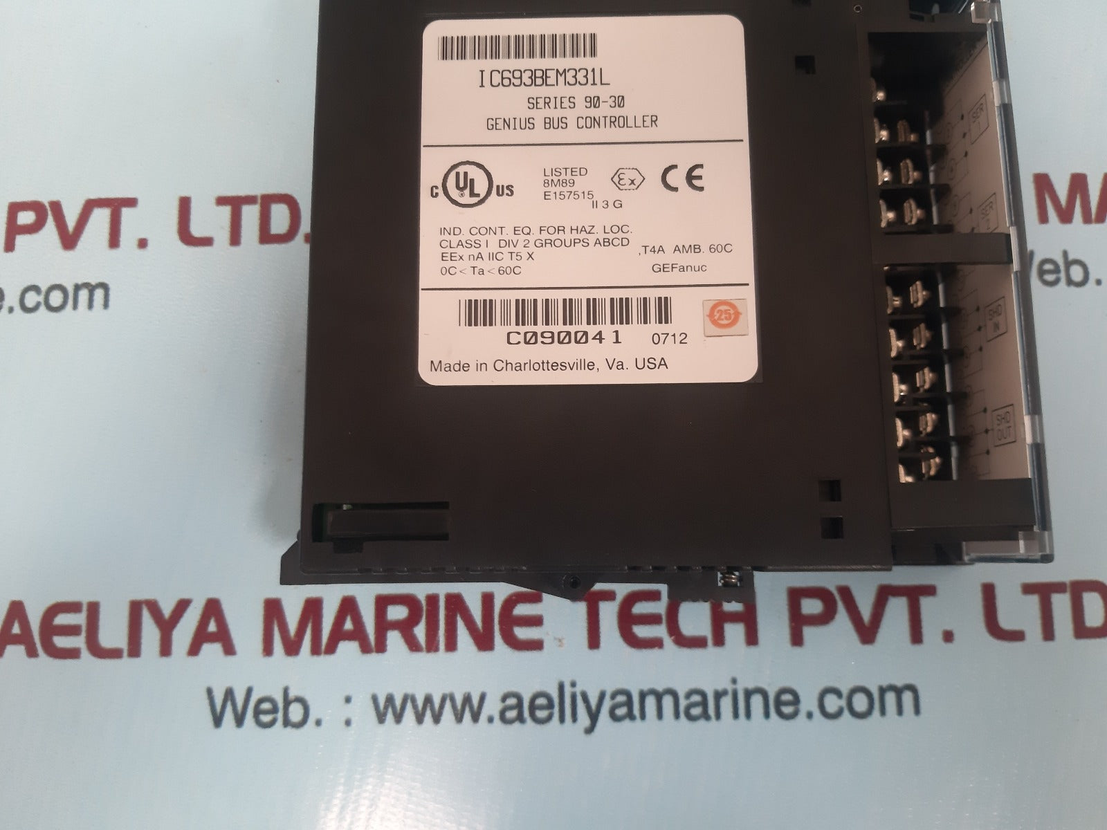 Ge fanuc ic693bem331l genius bus controller