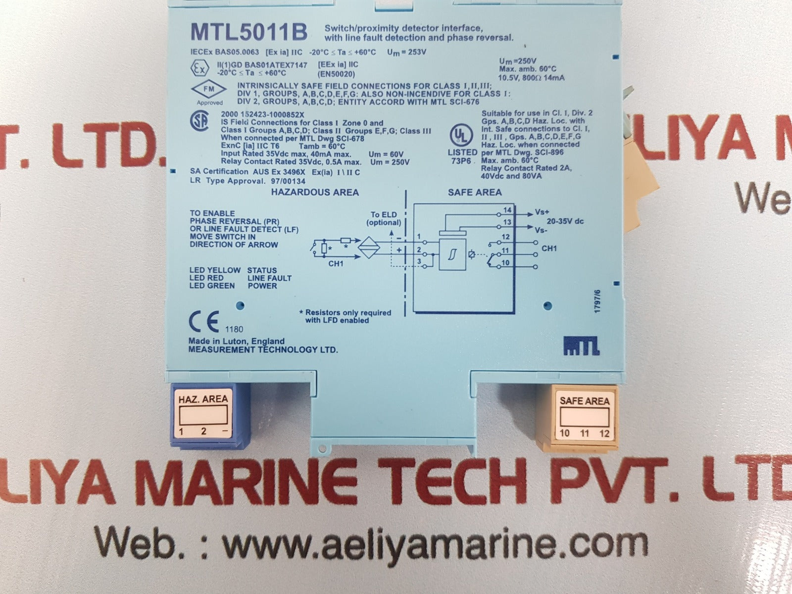 Measurement mtl5011b switch proximity detector