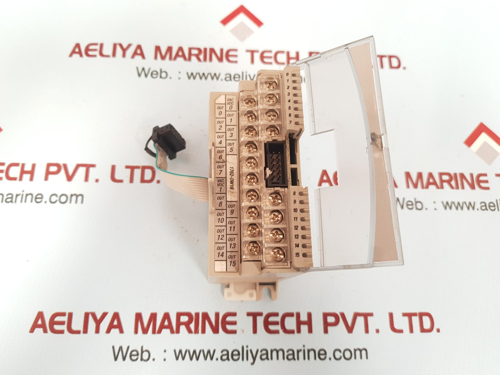 Allen-bradley micrologix 1762-ow16 relay output module