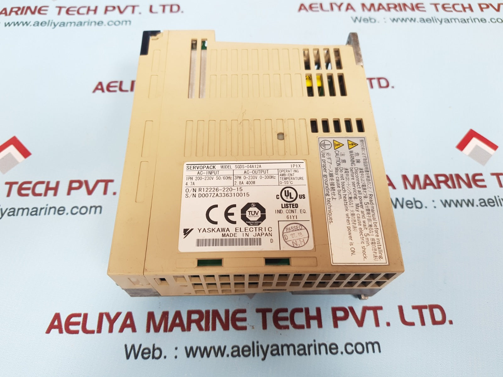Yaskawa sgds-04a12a servopack