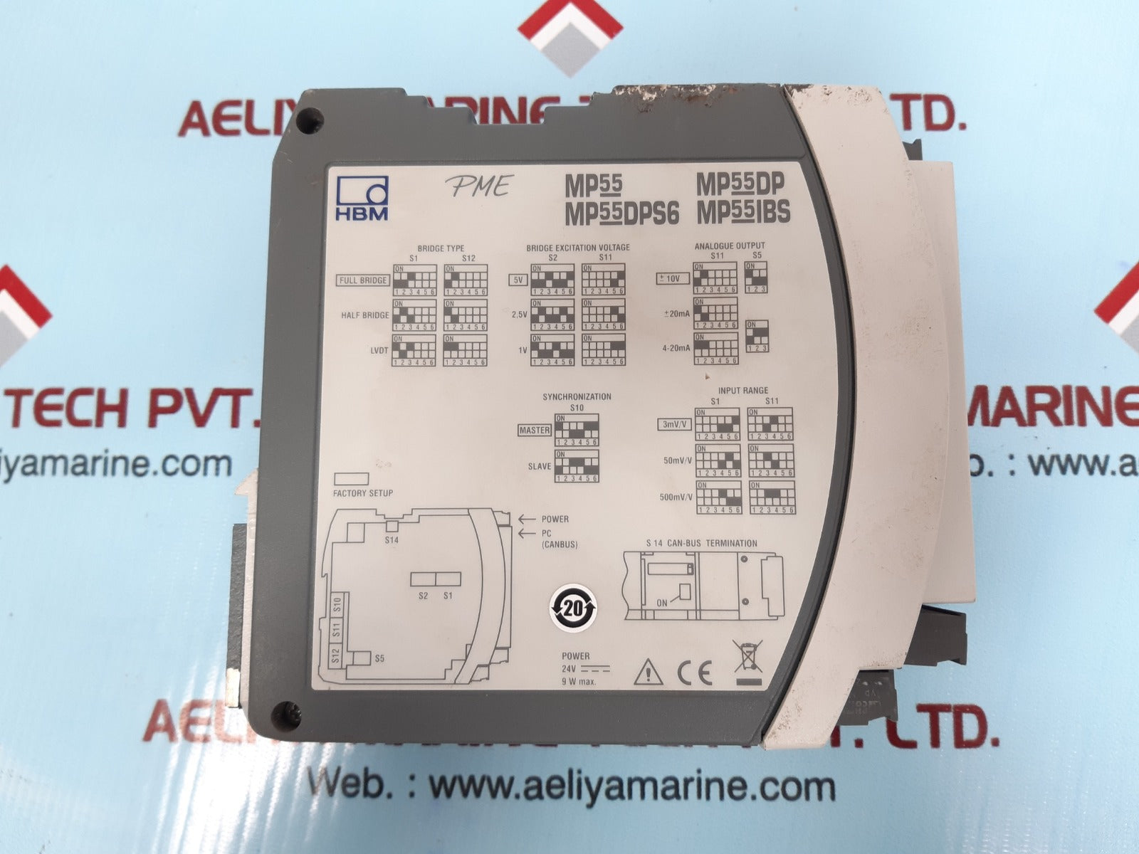 Hbm pme mp55dp frequency amplifier module