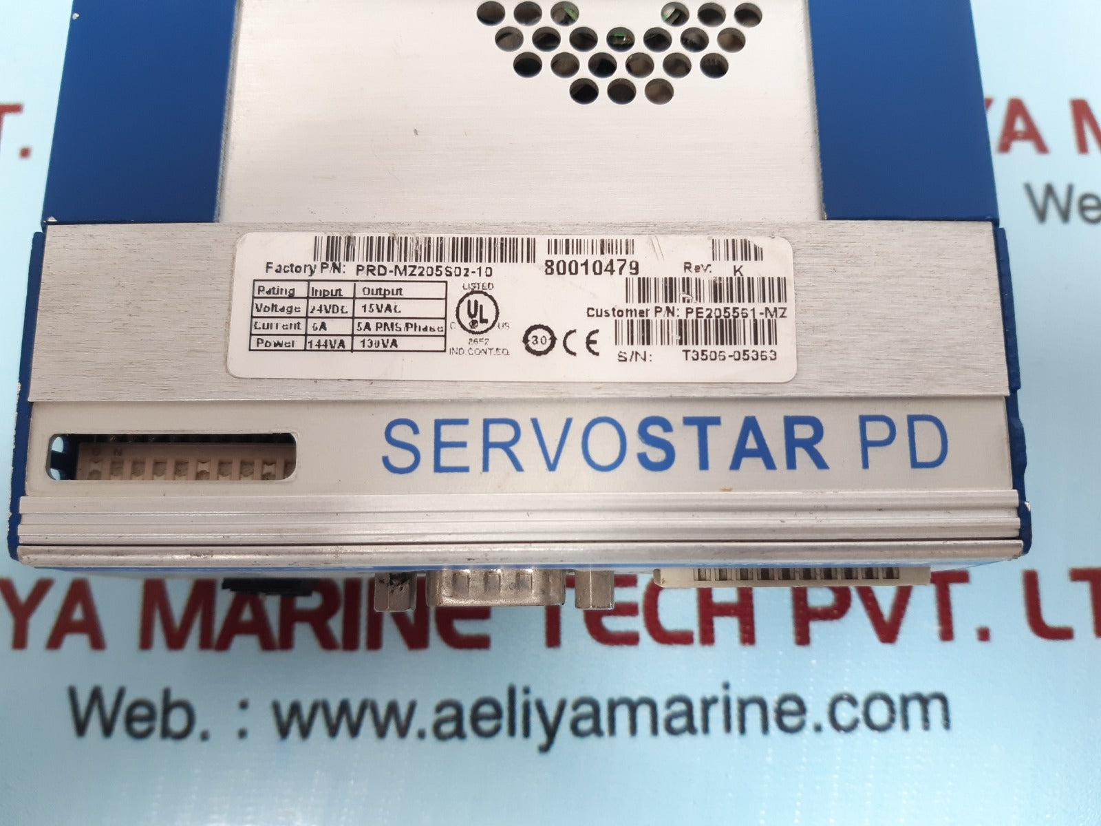 kollmorgen prd-mz205s0z-10 servostar pd servo drive rev.k
