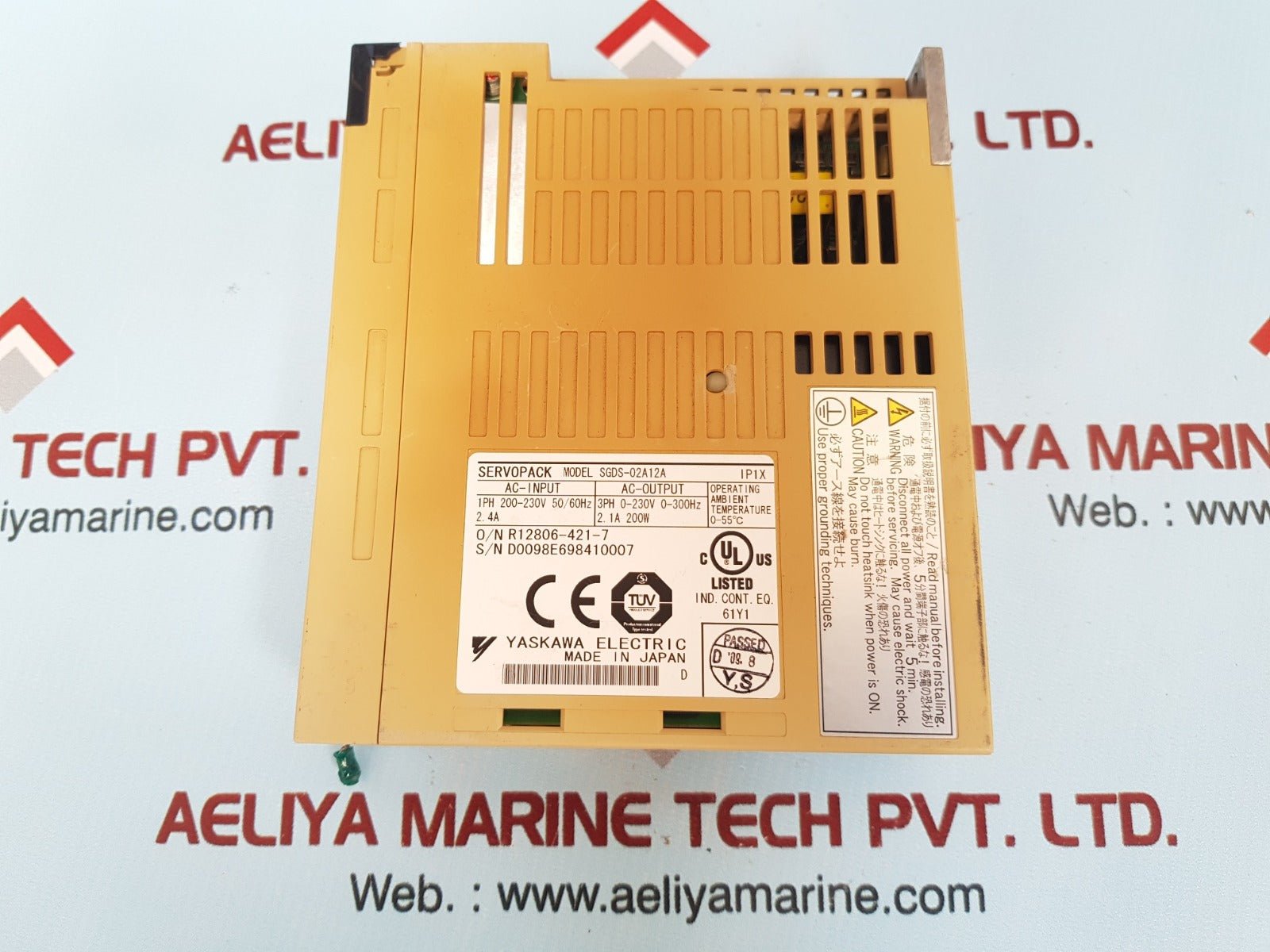 Yaskawa servopack sgds-02a12a servo drive amplifier
