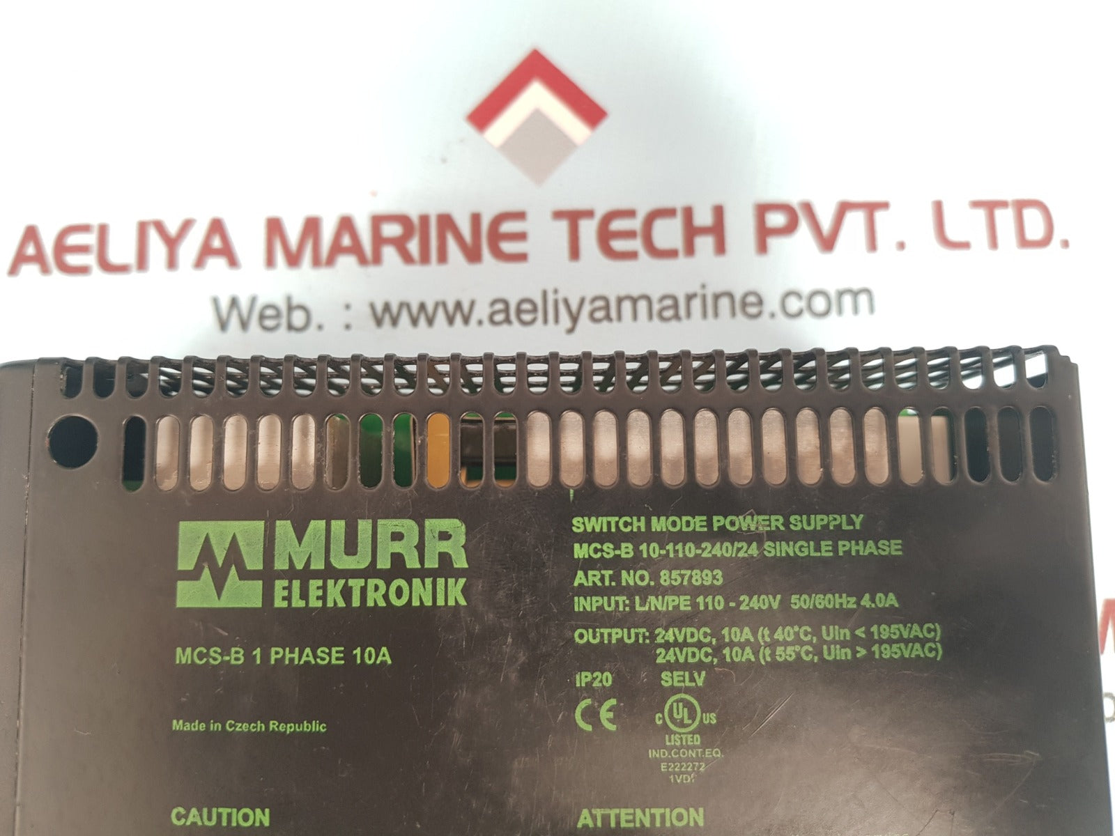 Murr elektronik 857893 switch mode power supply