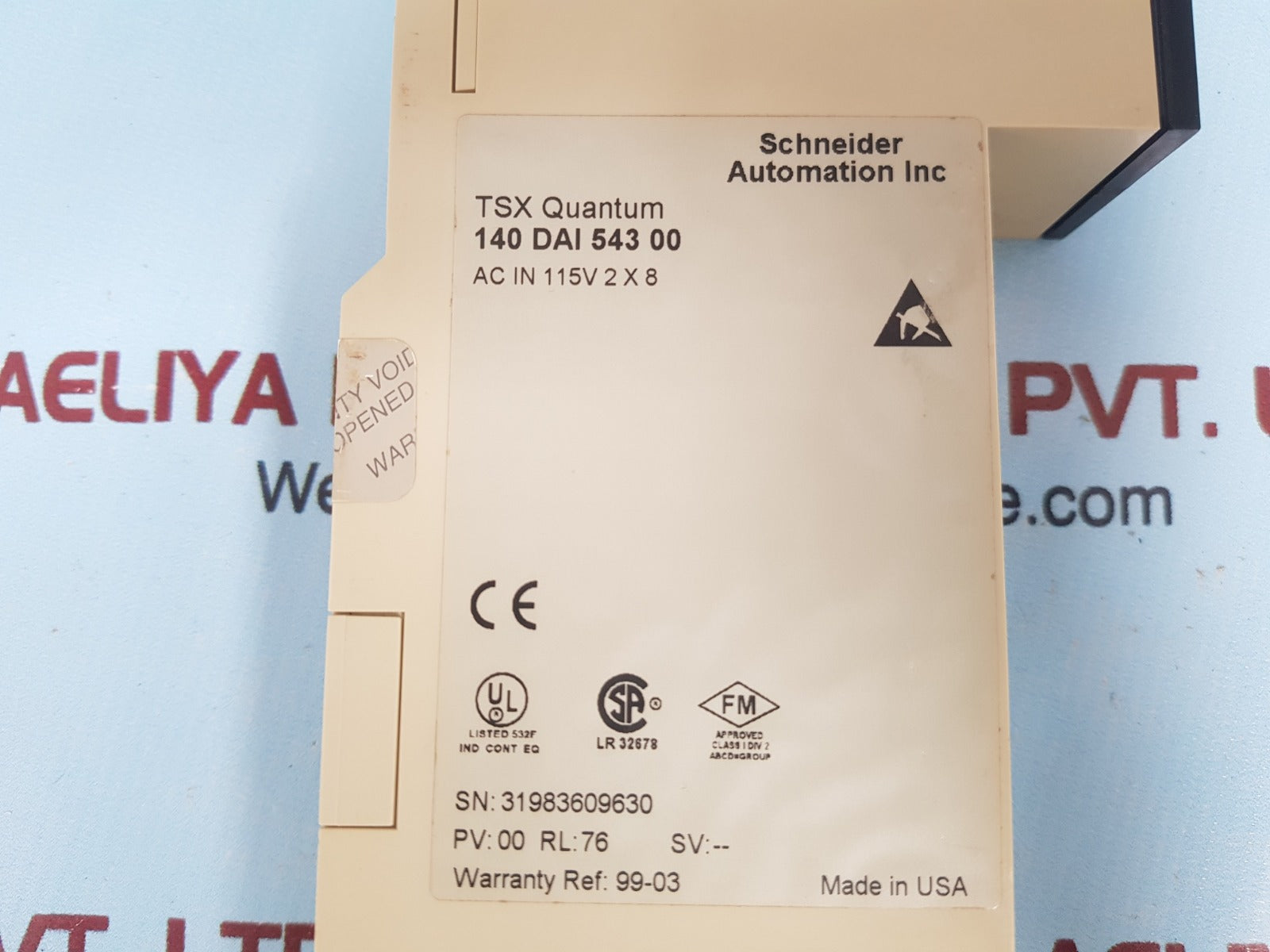 Schneider 140 dai 543 00 tsx quantum input module rl.76