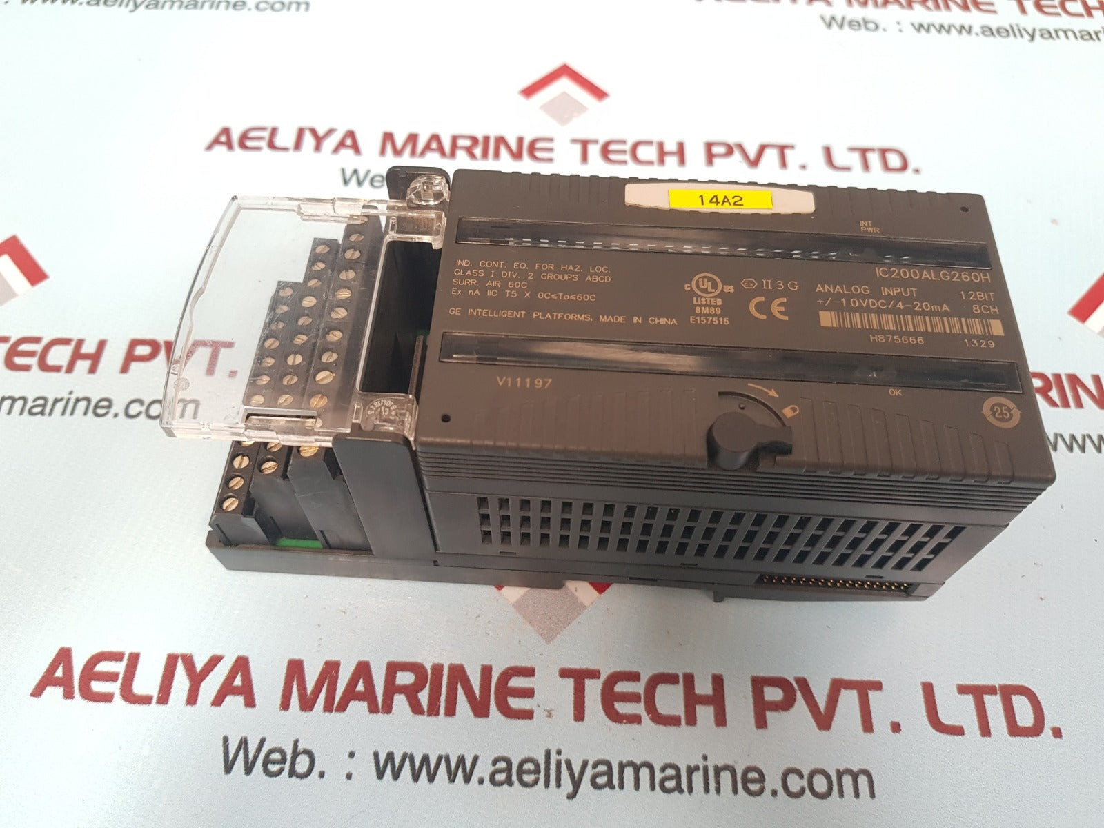 Ge ic200alg260h analog input module