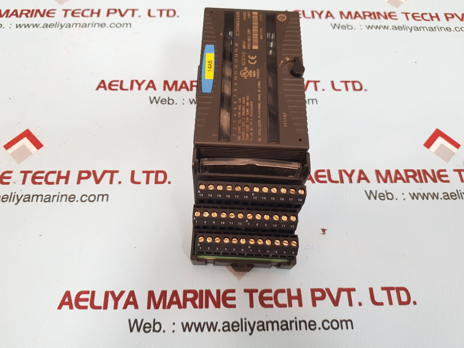 Ge ic200mdl640k plc input module