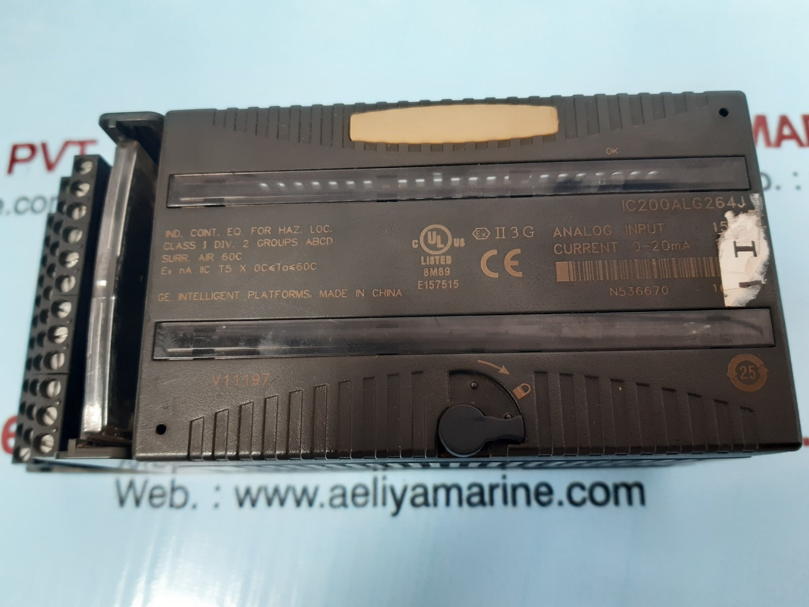 Ge ic200alg264j analog input module