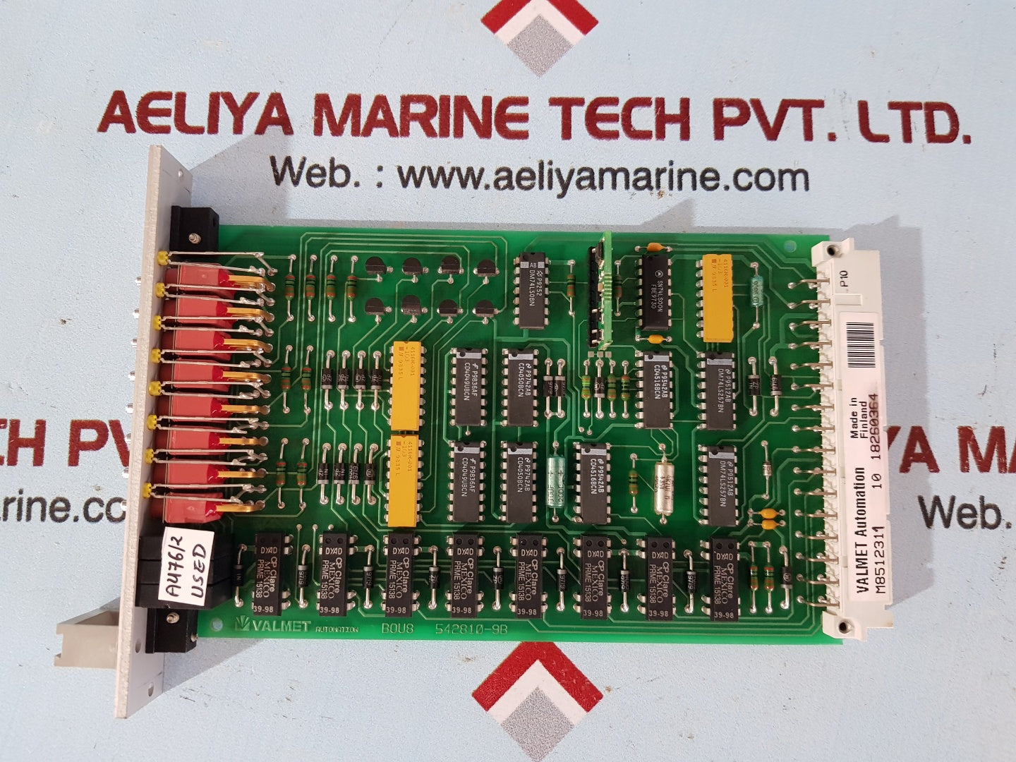 Valmet m851231 pcb card bou8 542810-9b