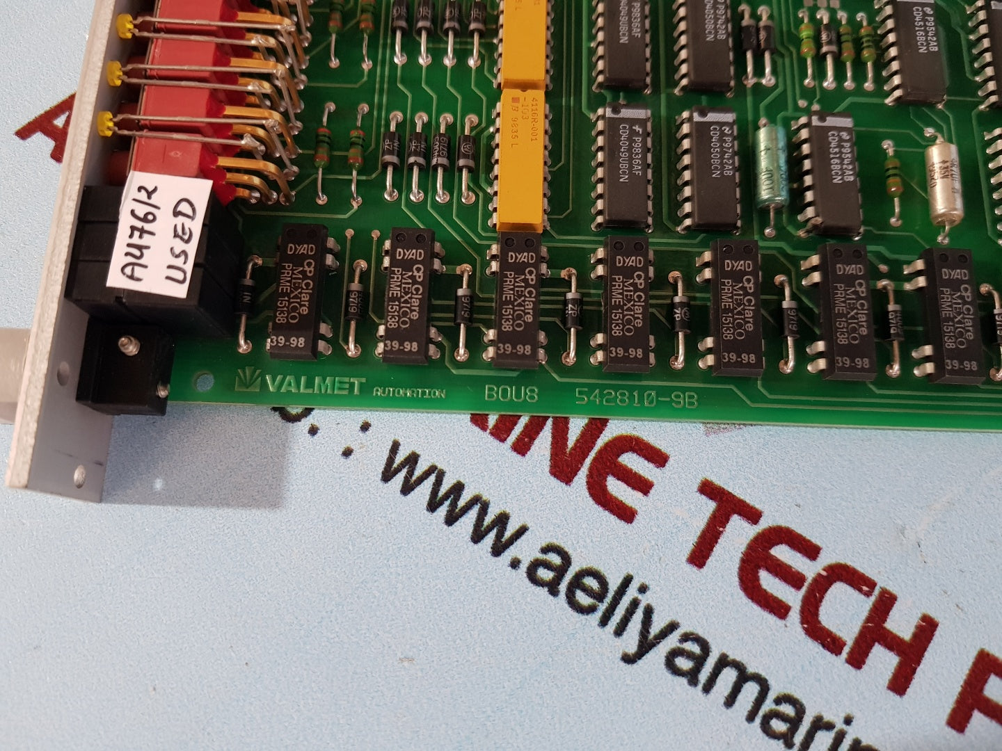 Valmet m851231 pcb card bou8 542810-9b
