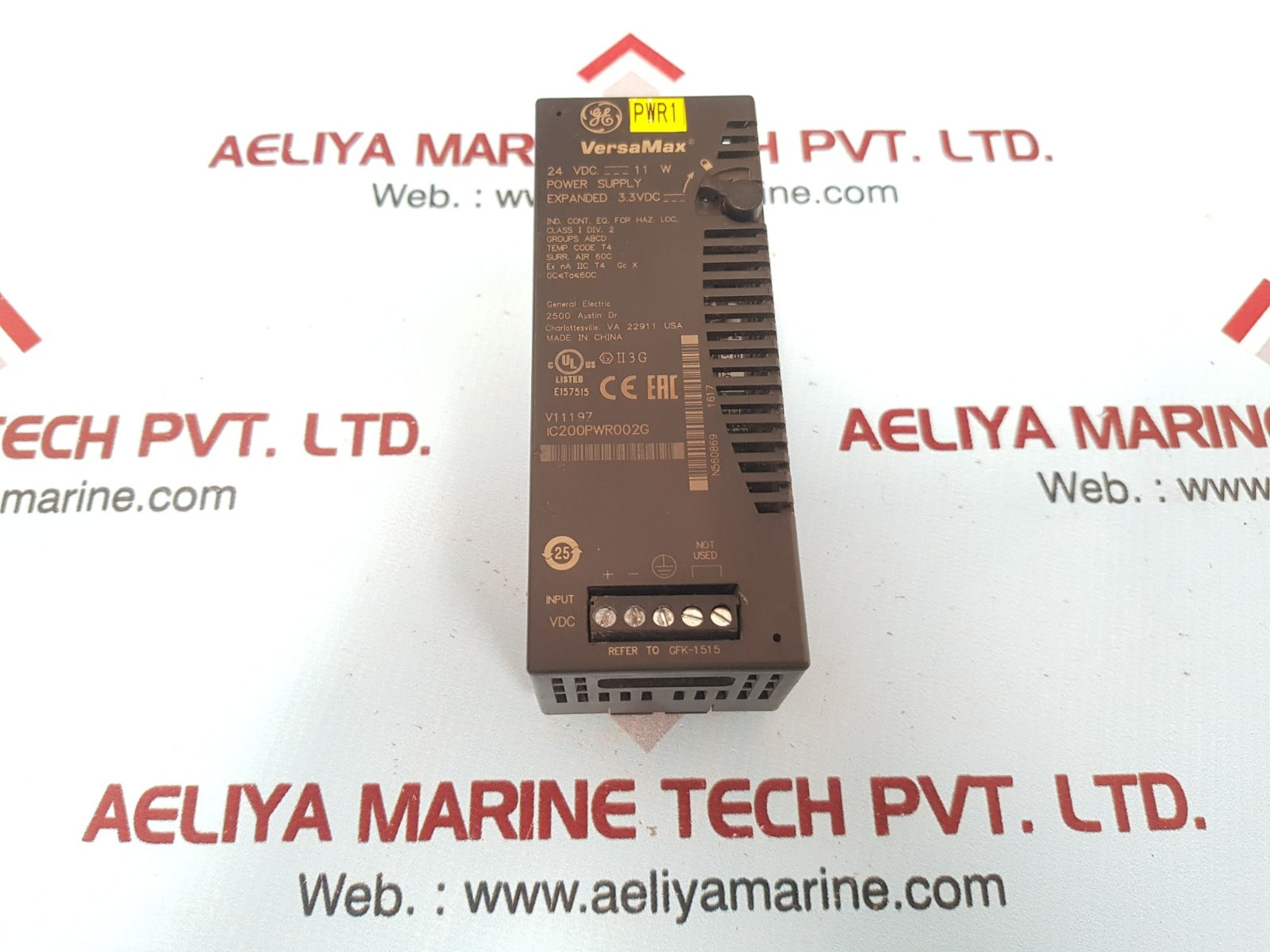 Ge ic200pwr002g versa max plc power supply pwr 1
