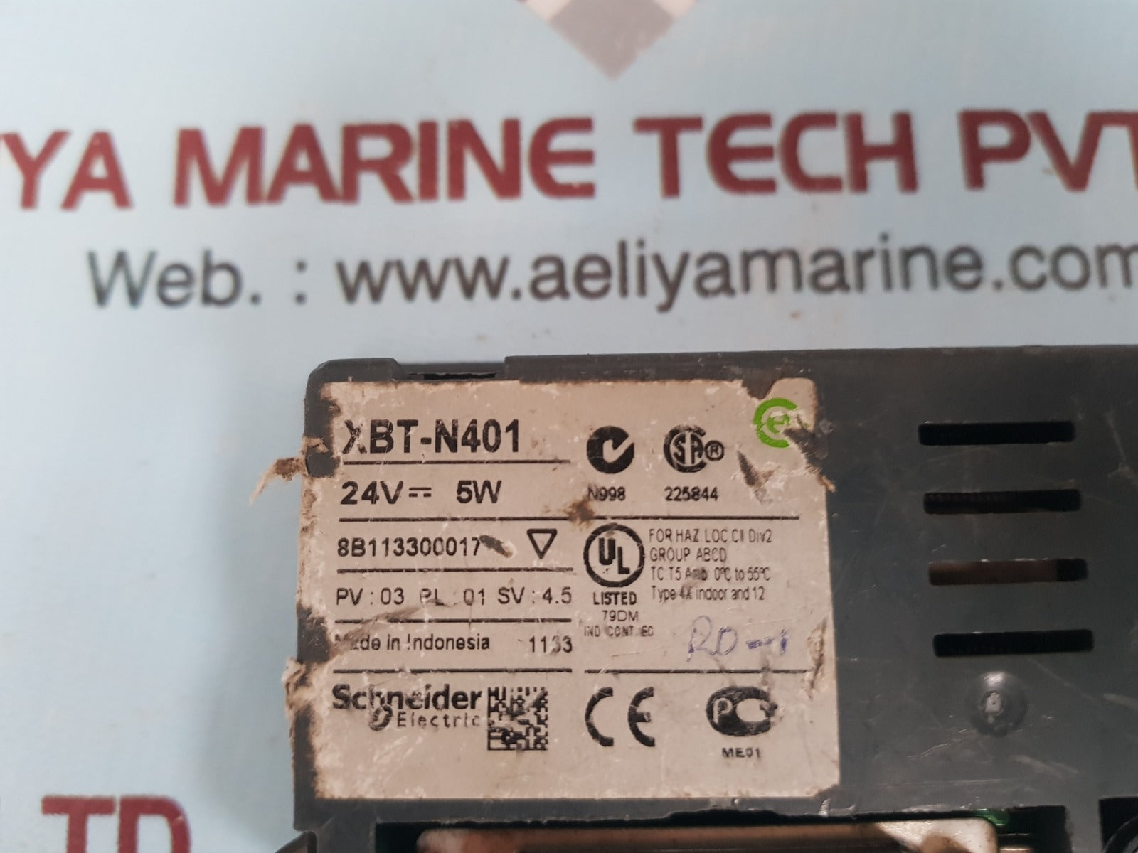 Schneider electric magelis xbt-n401 text display