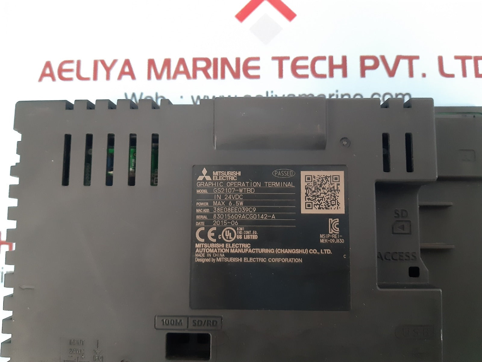 Mitsubishi electric gs2107-wtbd touch screen panel