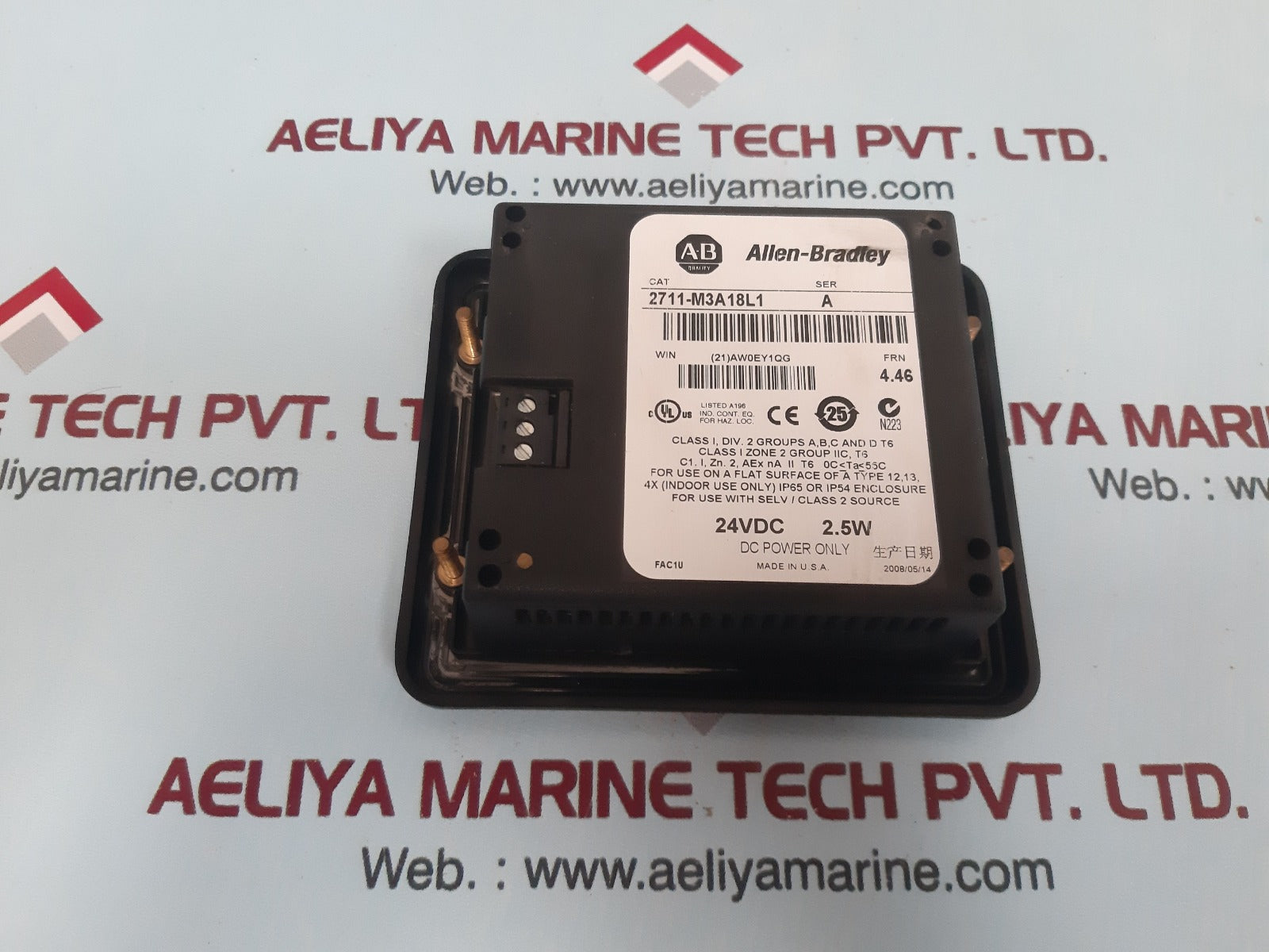 Allen-bradley 2711-m3a18l1 panelview 300 micro panel ser.a