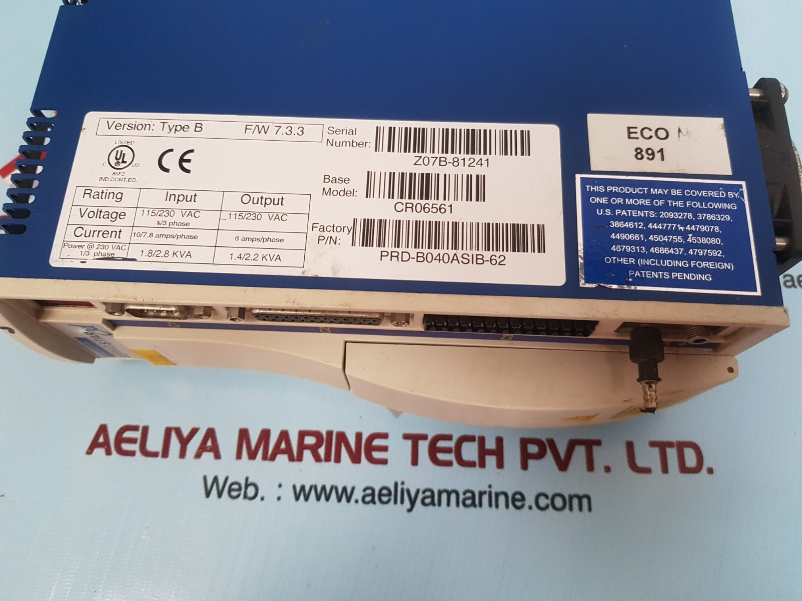 Kollmorgen servostar cd cr06561 servo drive