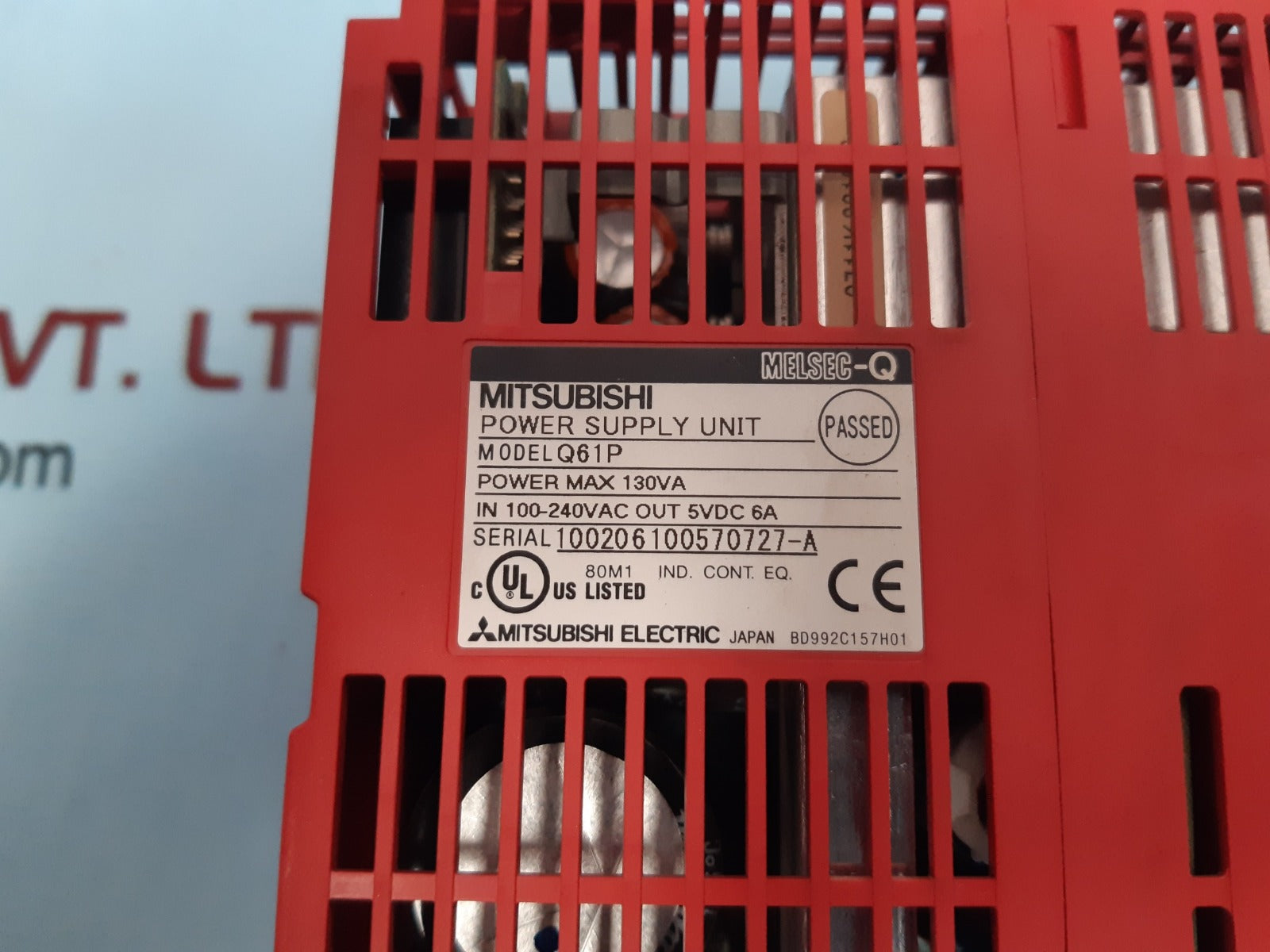 Mitsubishi q61p power supply unit