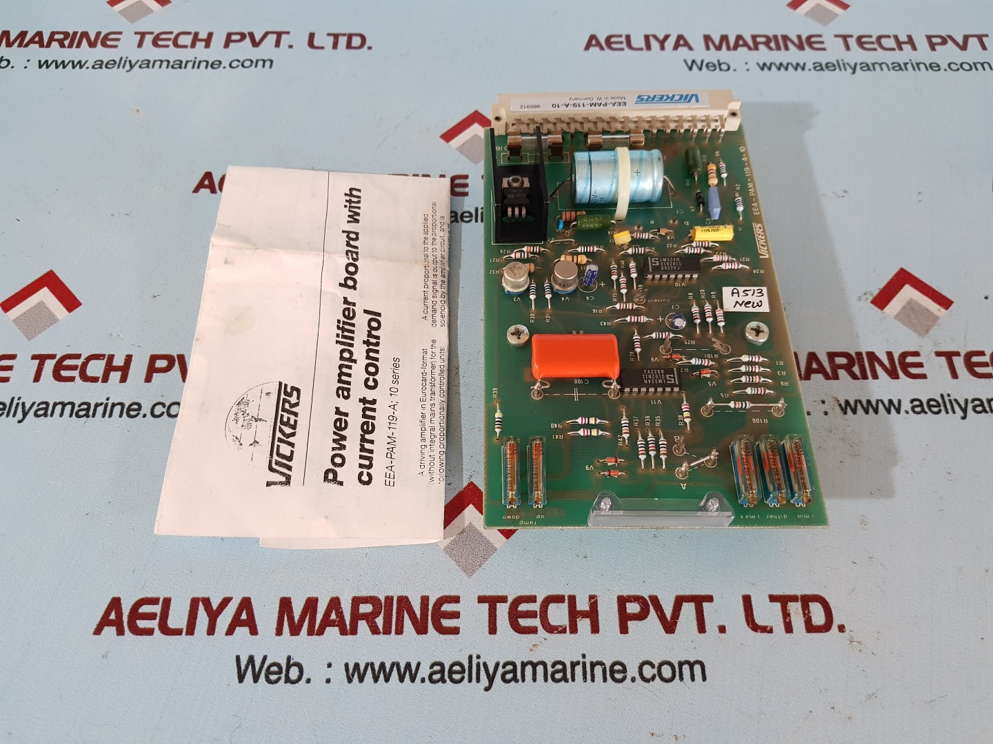 Vickers eea-pam-119-a-10 power amplifier board with current control
