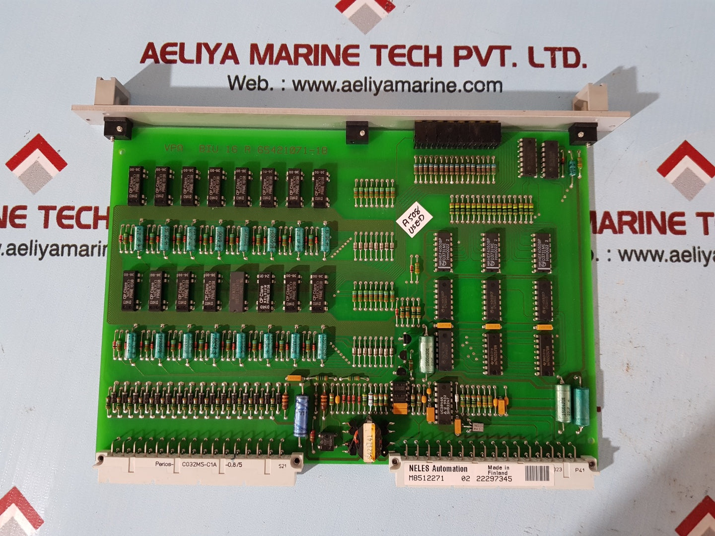 Neles automation/valmet biu 16r pcb card m8512271