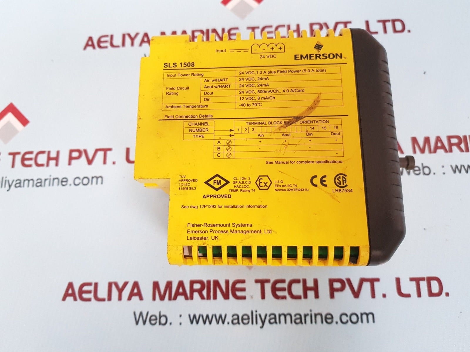 Emerson Deltav Kj2201X1-ba1 Smart Logic Solver Sls 1508