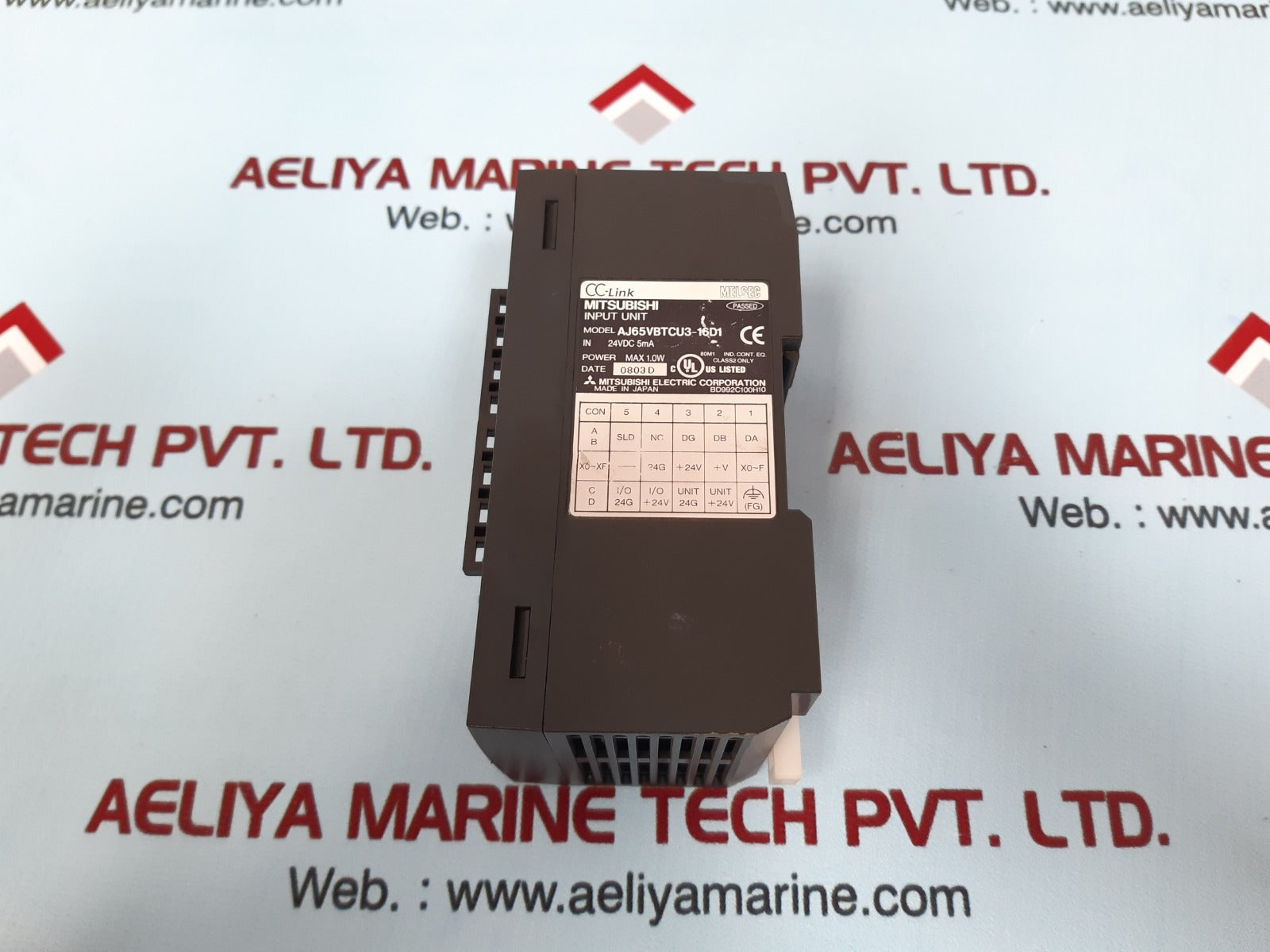 Mitsubishi melsec aj65vbtcu3-16d1 input unit