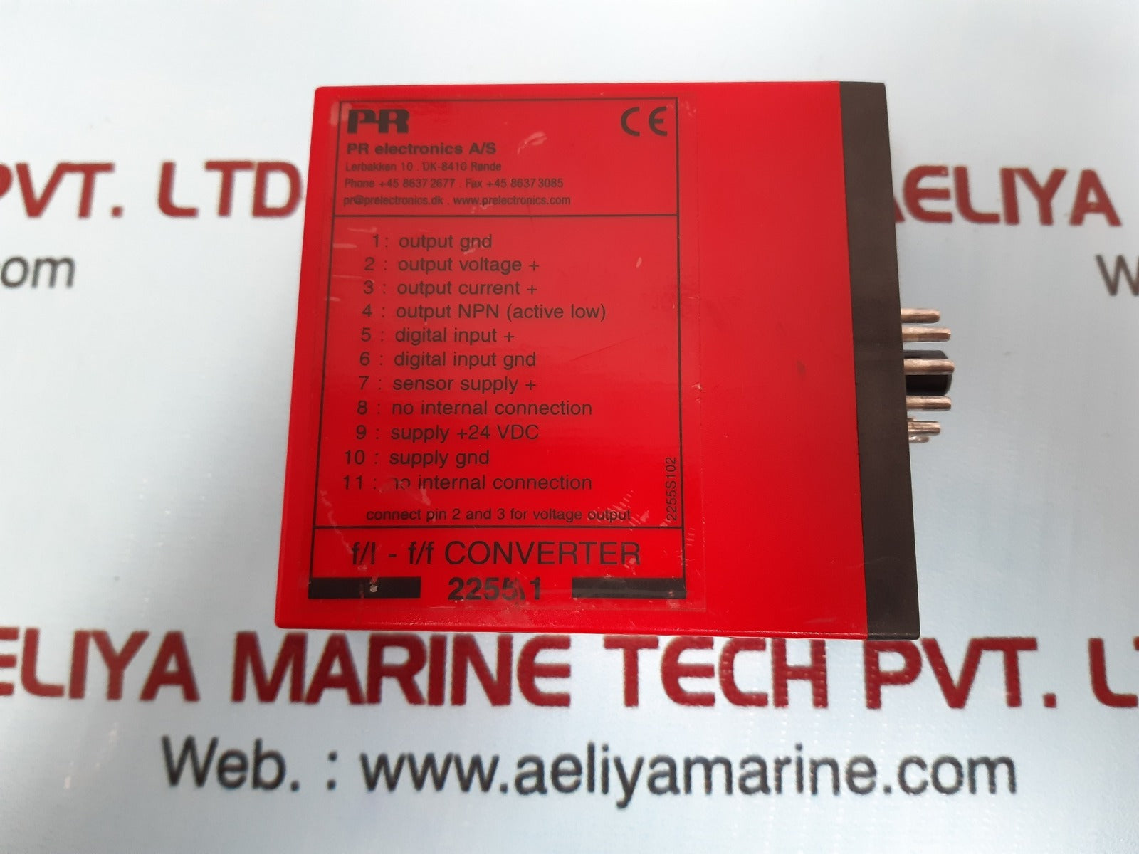 Pr electronics f/i-f/f converter 2255b1