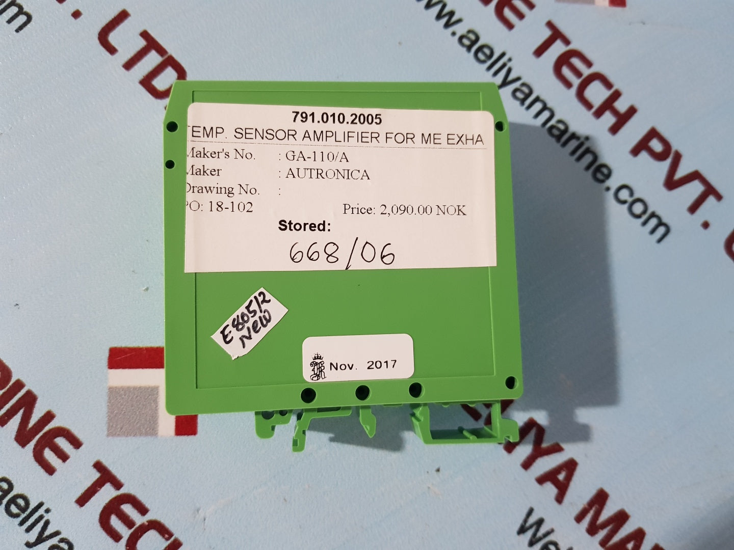 Kongsberg gn-110/a thermocouple amplifier 24vdc
