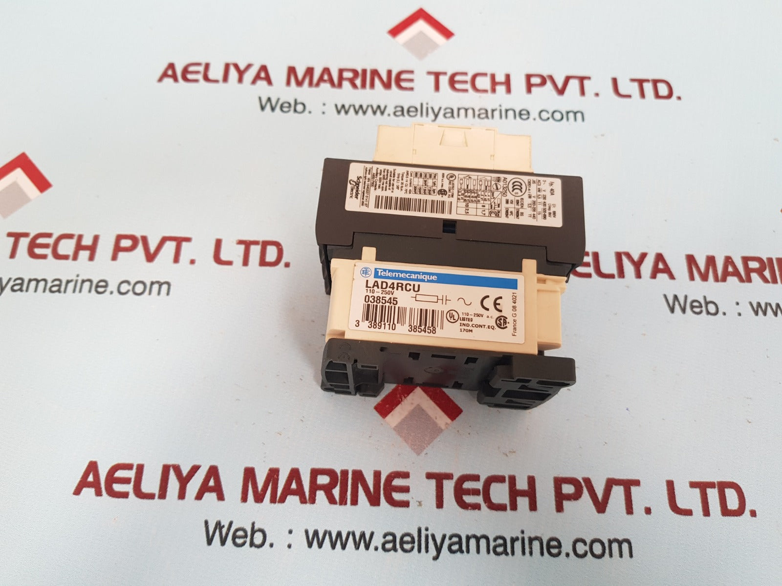 Telemecanique lc1d25 contactors with lad4rcu coil