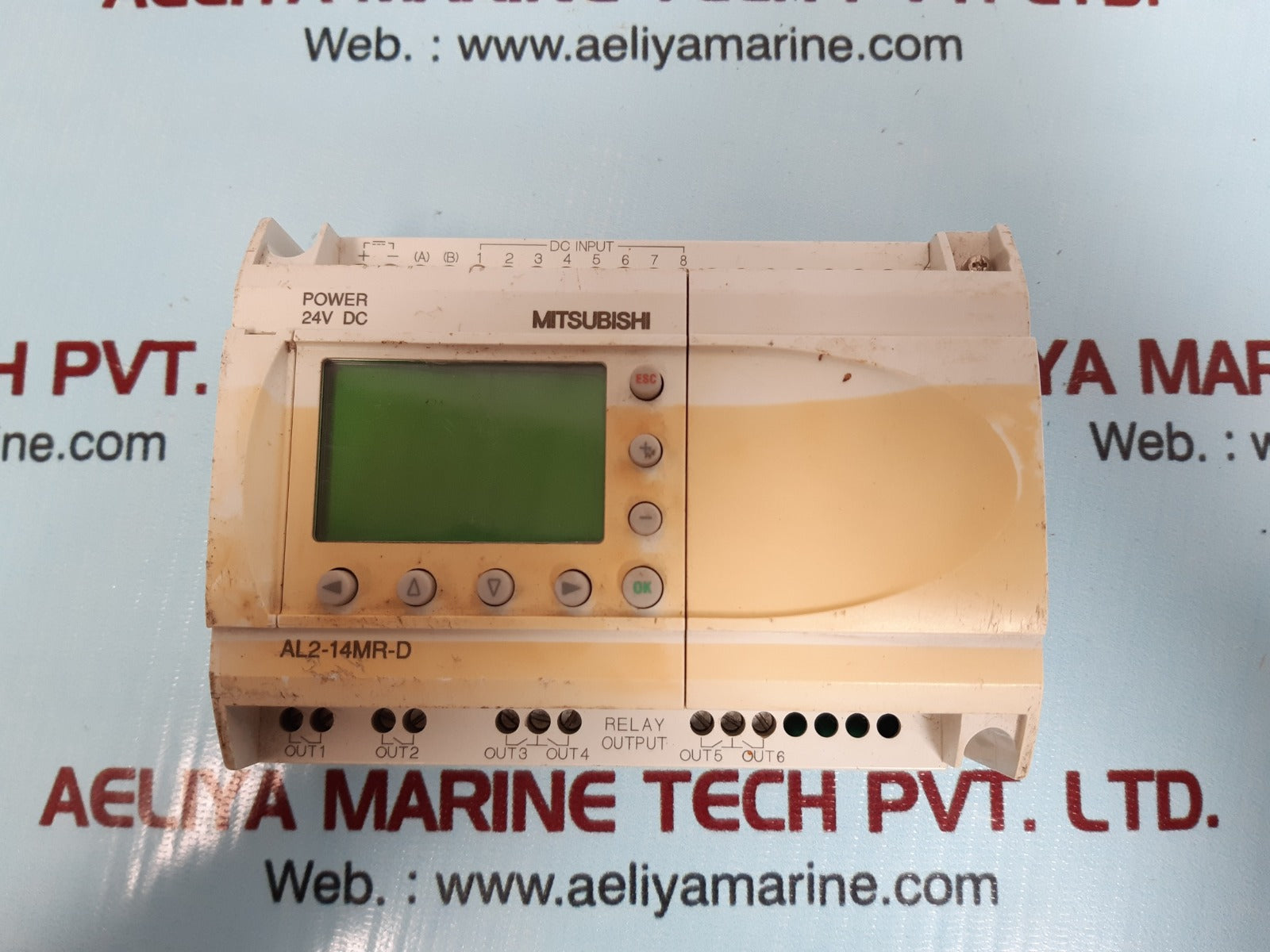 Mitsubishi al2-14mr-d programmable controller 24vdc