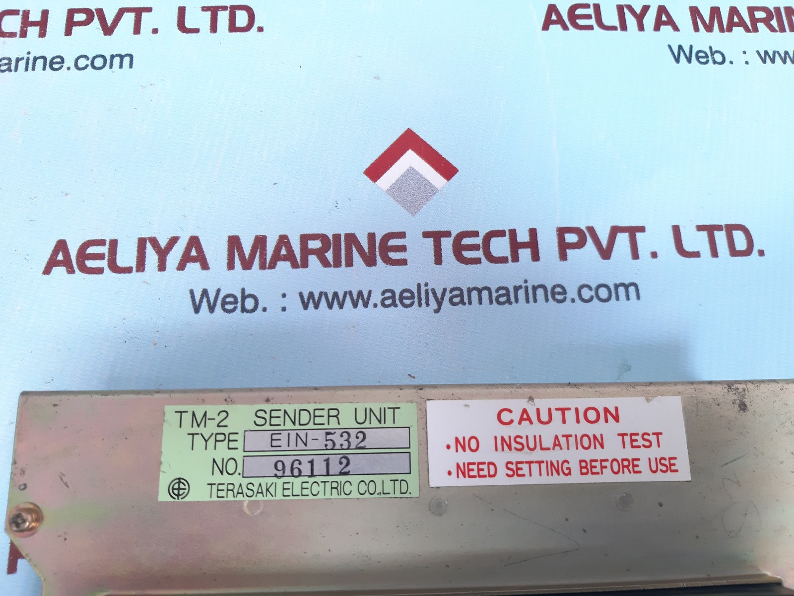 Terasaki electric ein 532 tm-2 sender unit used