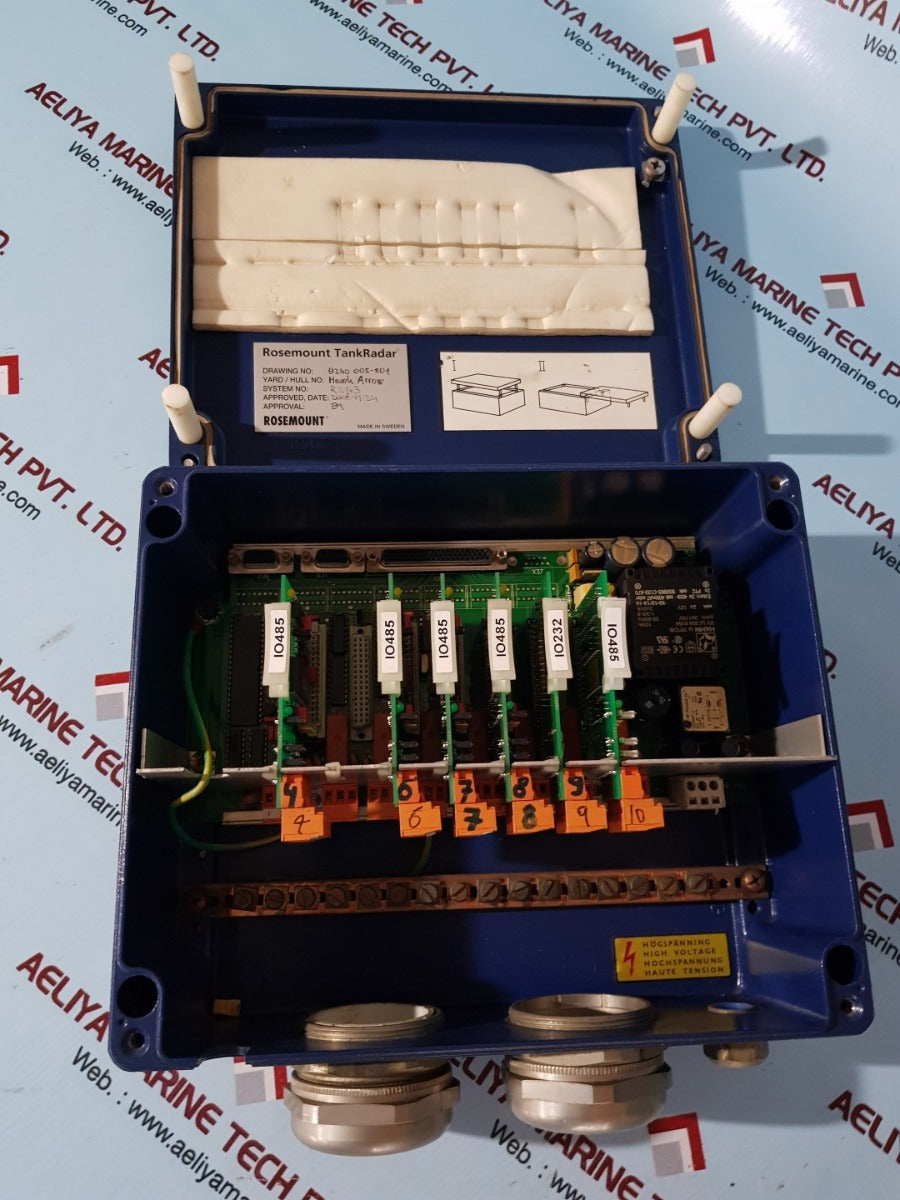 Rosemount tankradar 9240 005-801 input/output box