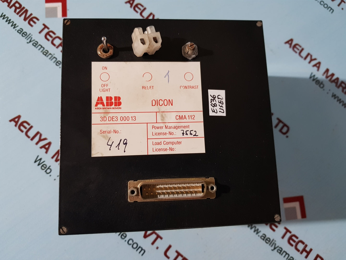 Abb Cma112 3D De3 000 13 Dicon Diesel Control Cma114 (Full Set)