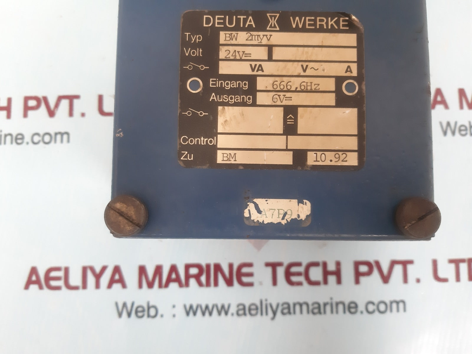 Deuta werke bw 2myv potentiometer