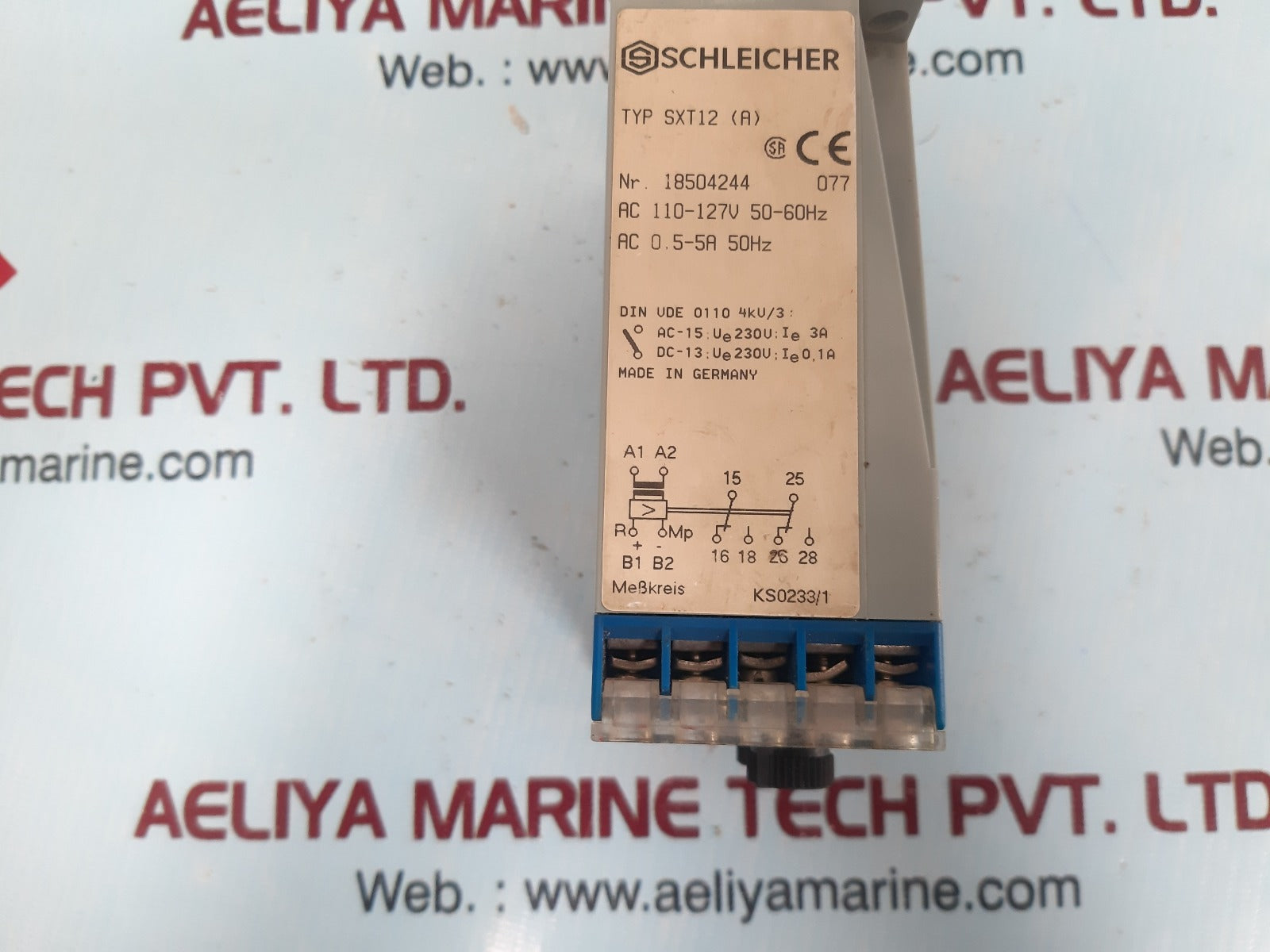 Schleicher sxt12 (a) relay timer