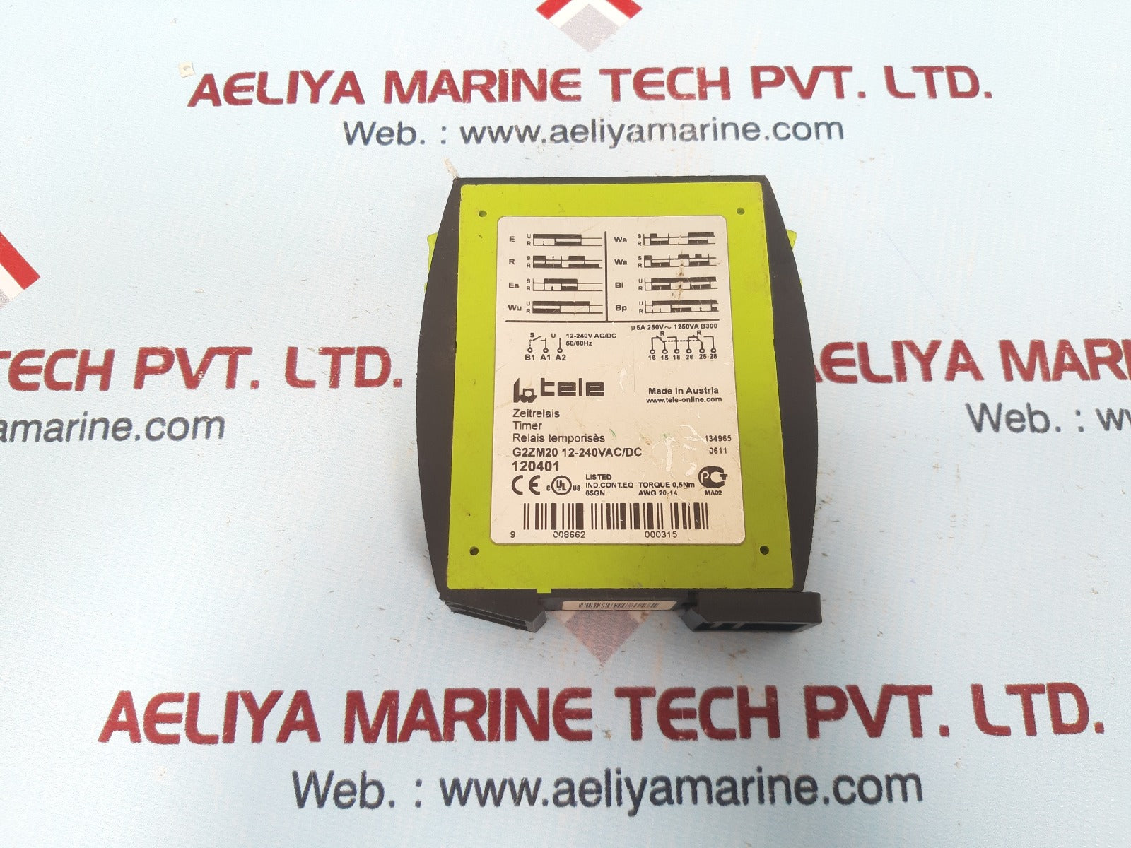 Tele g2zm20 12-240vac/dc multifunction relay