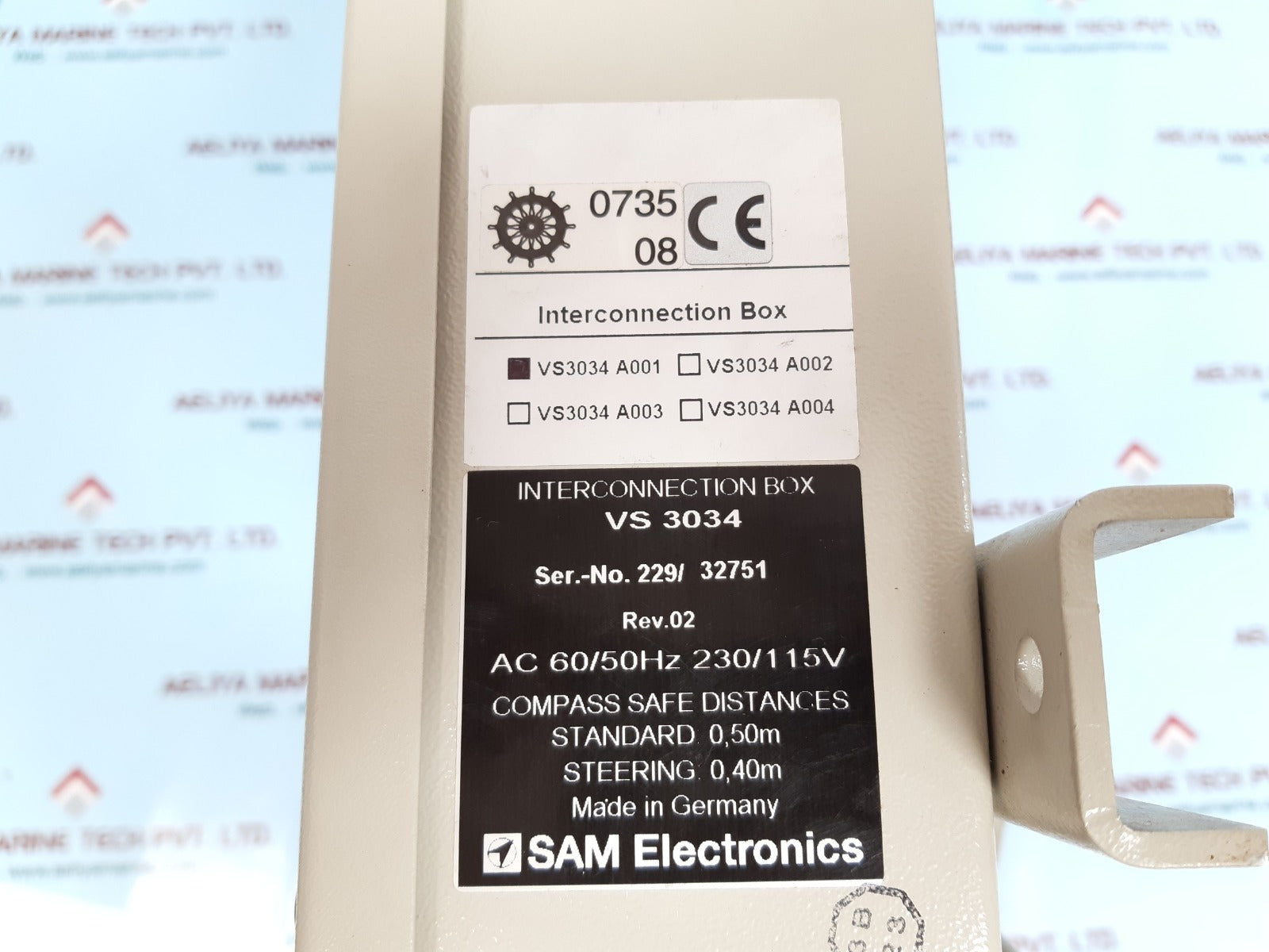 Sam Electronics Vs 3034 Interconnection Box Vs3034 A001