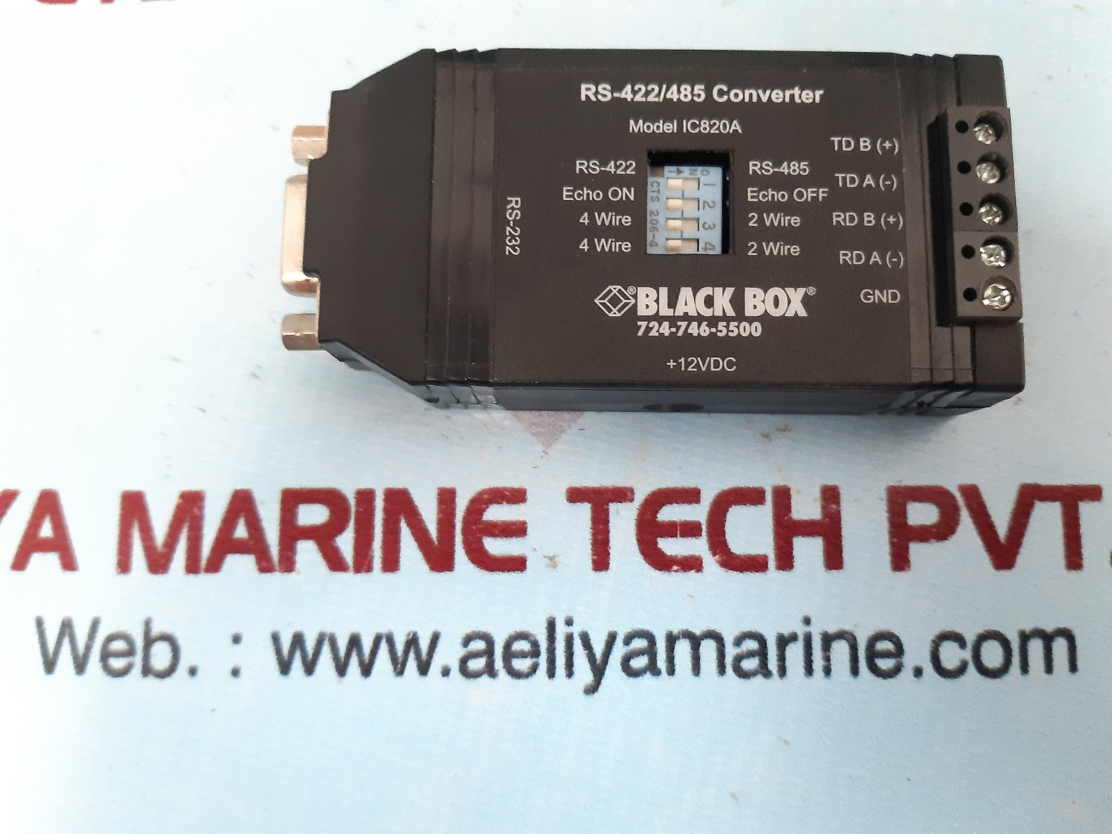 Black box ic820a universal rs-422/485 converter