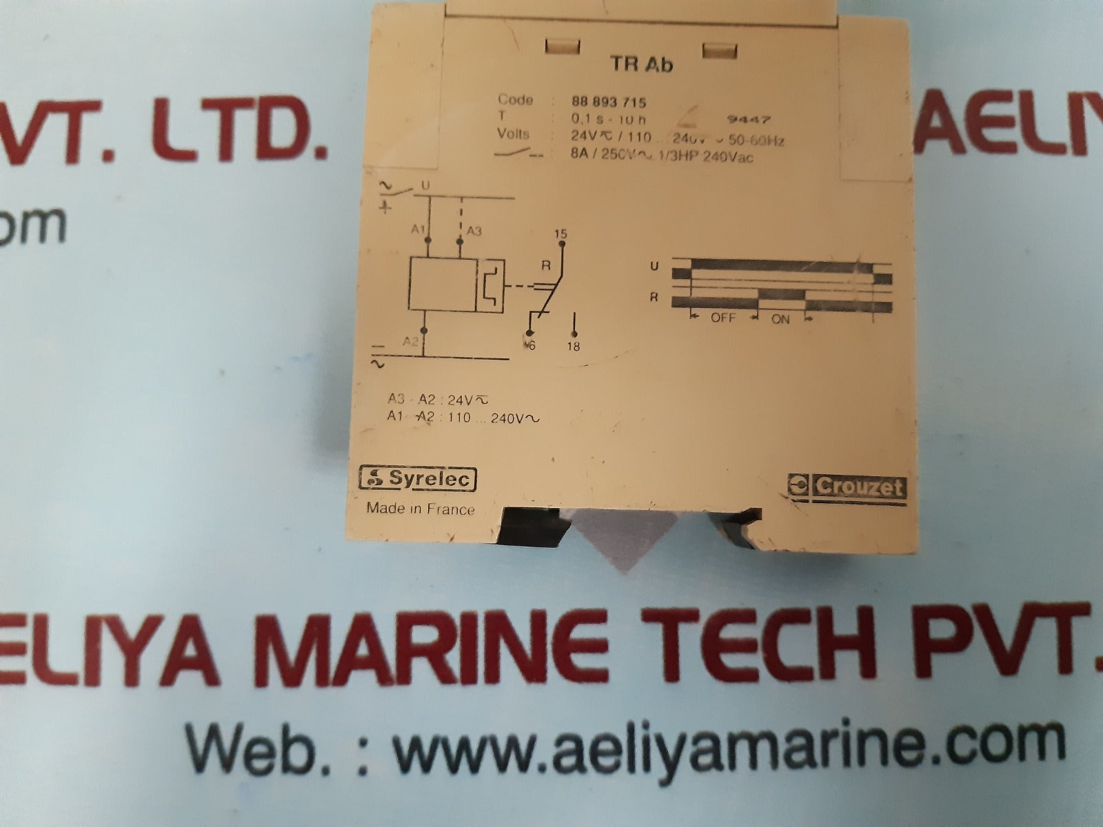crouzet 88 893 715 delay timer