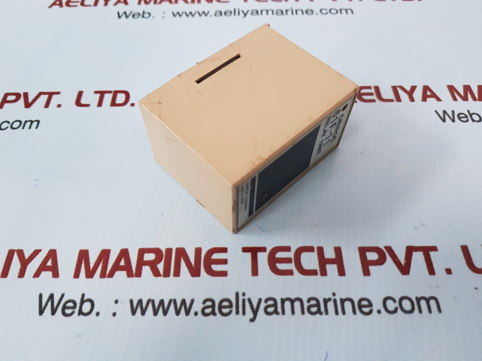 Omron 61f-11 relay unit used