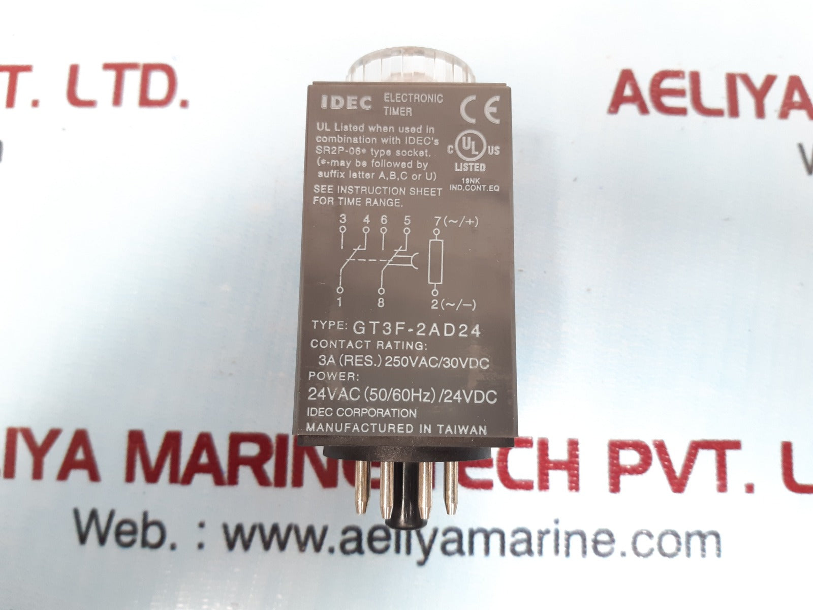 Idec Gt3F-2Ad24 Electronic Timer 24Vac/Dc 90902