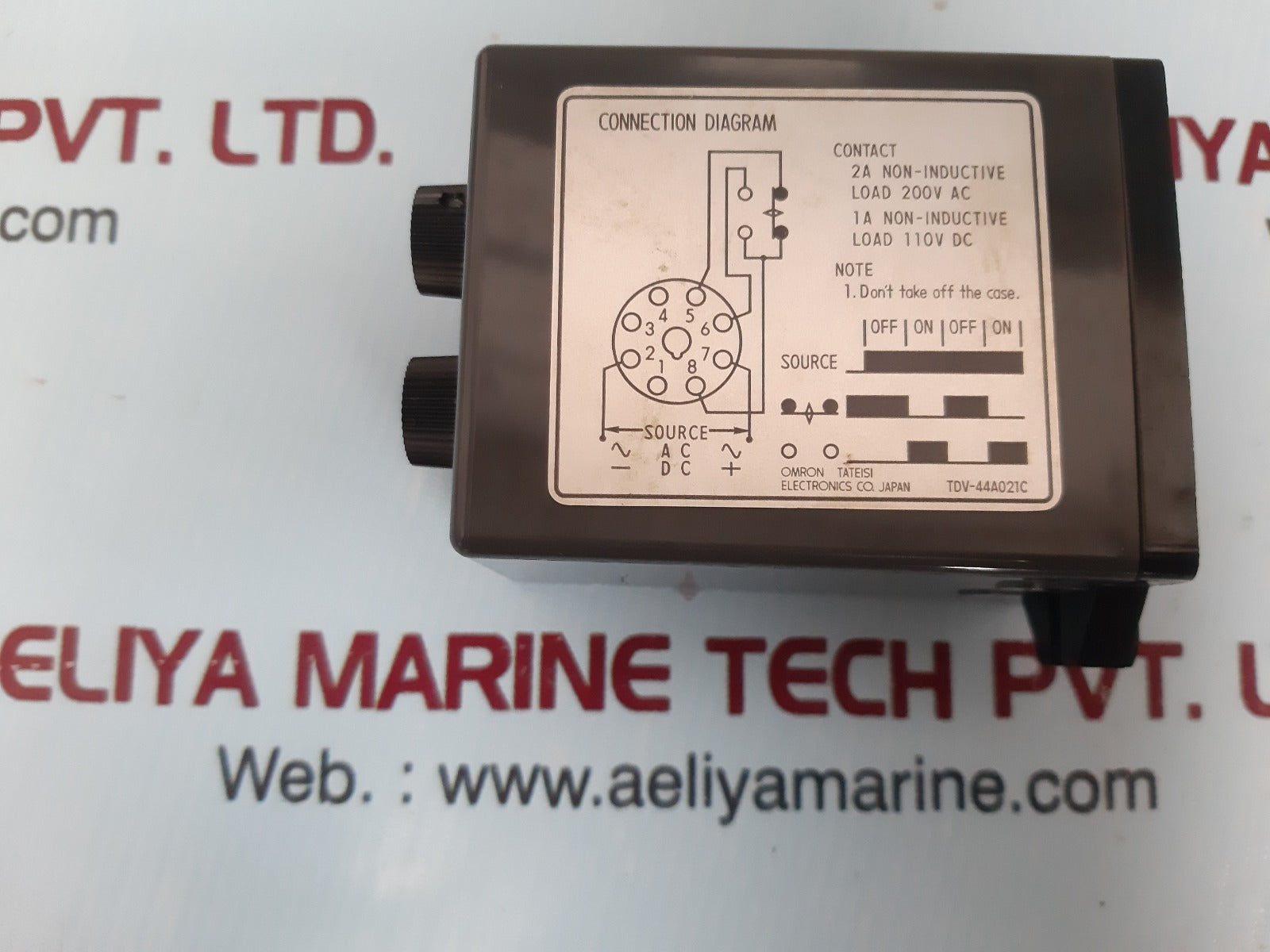 Omron Tdv-1 Twin Timer Relay Ac Dc 24V