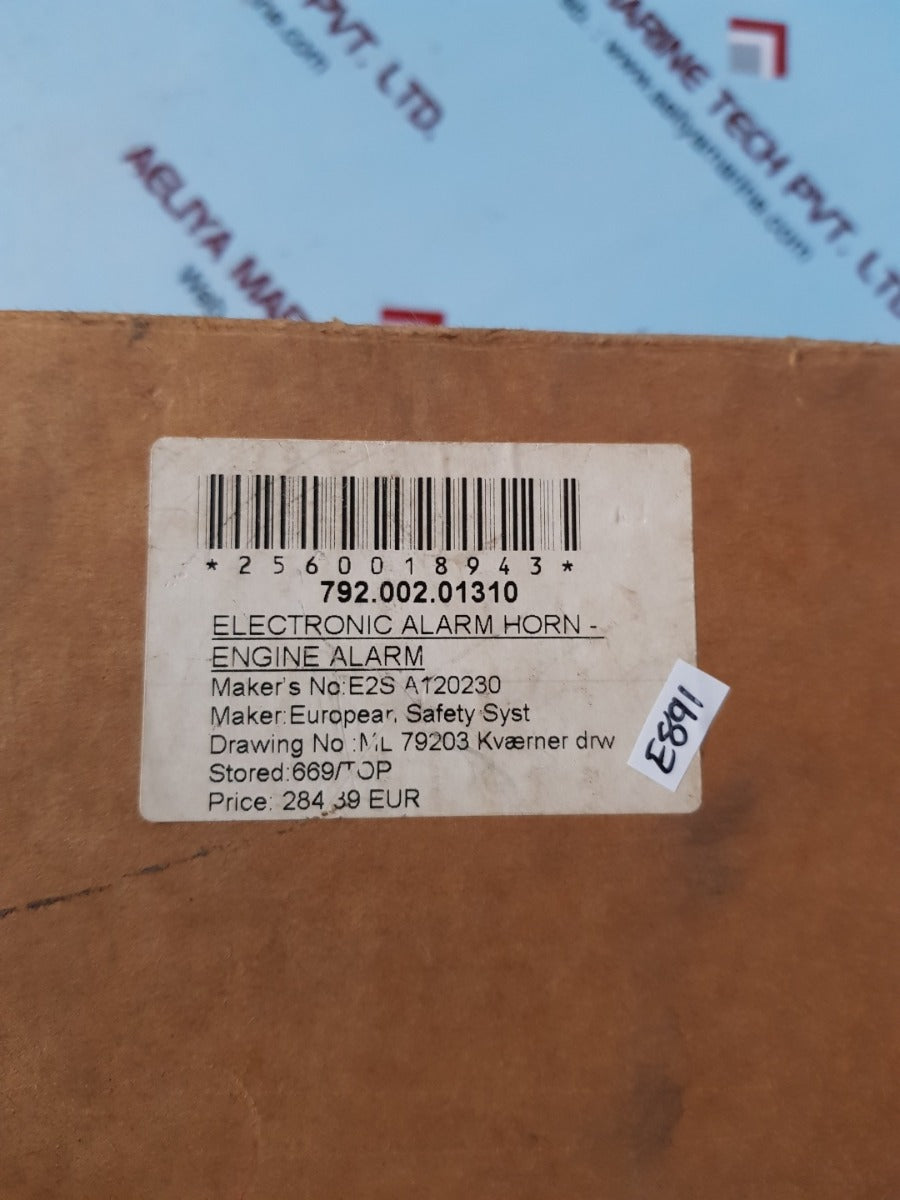 E2s a121 electronic alarm horn-engine alarm